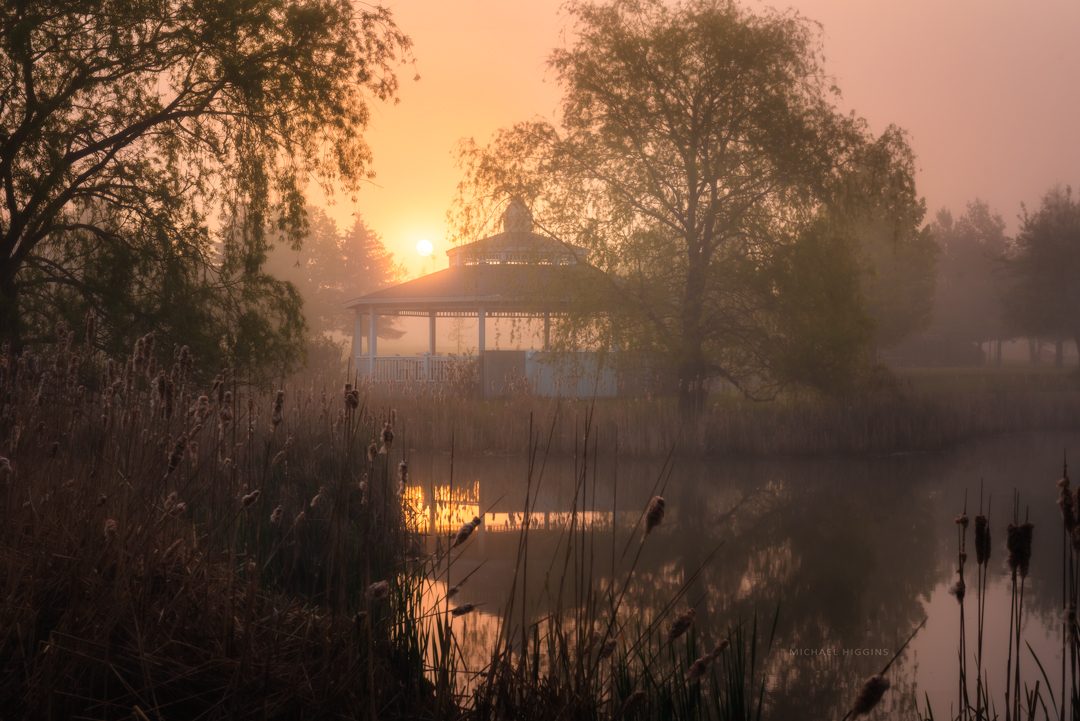 A steamy Tuesday dawn at Walter Baker Park. r/ottawa