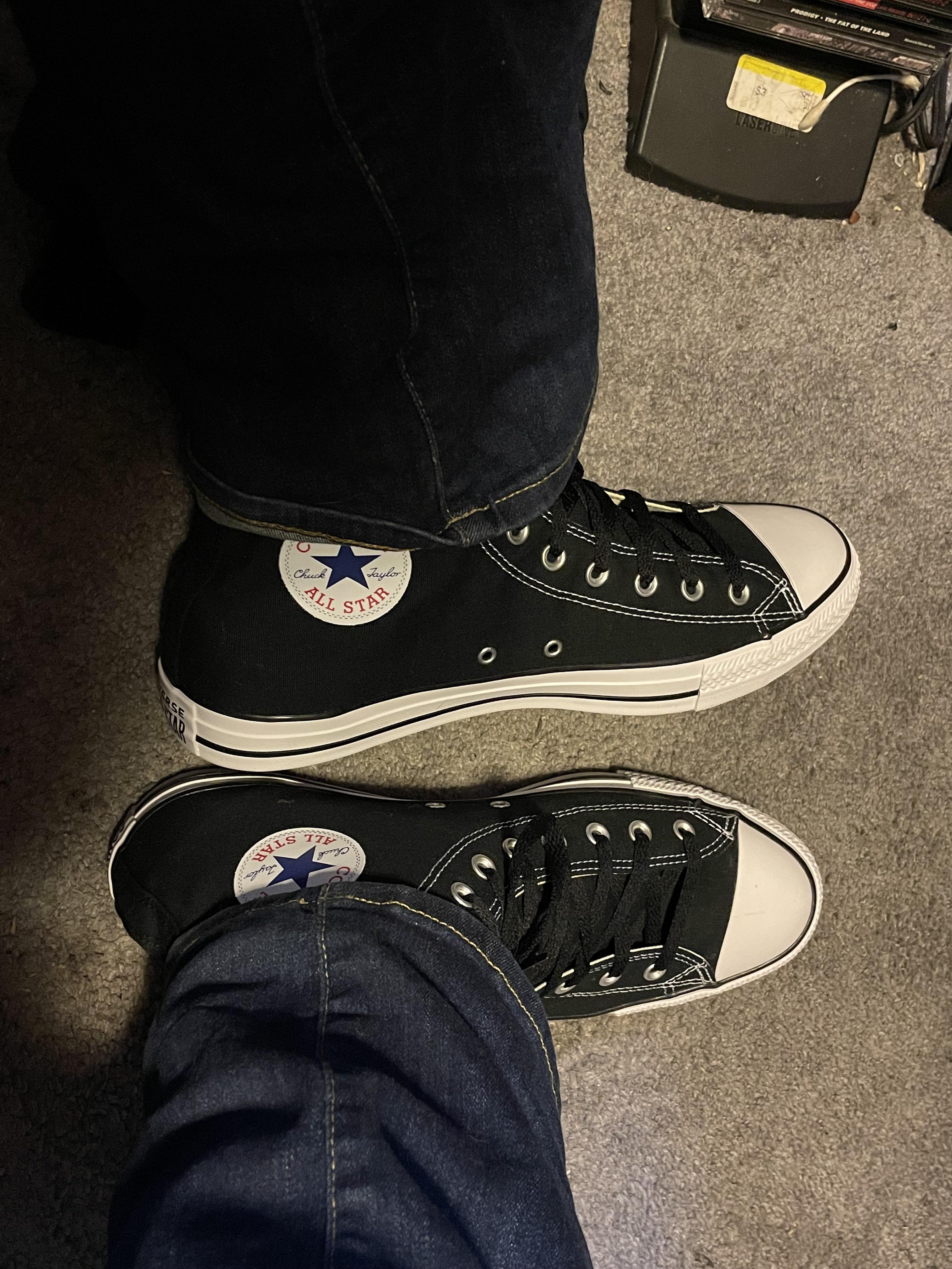 Classics chucks. I got the wide size (highly if you are large