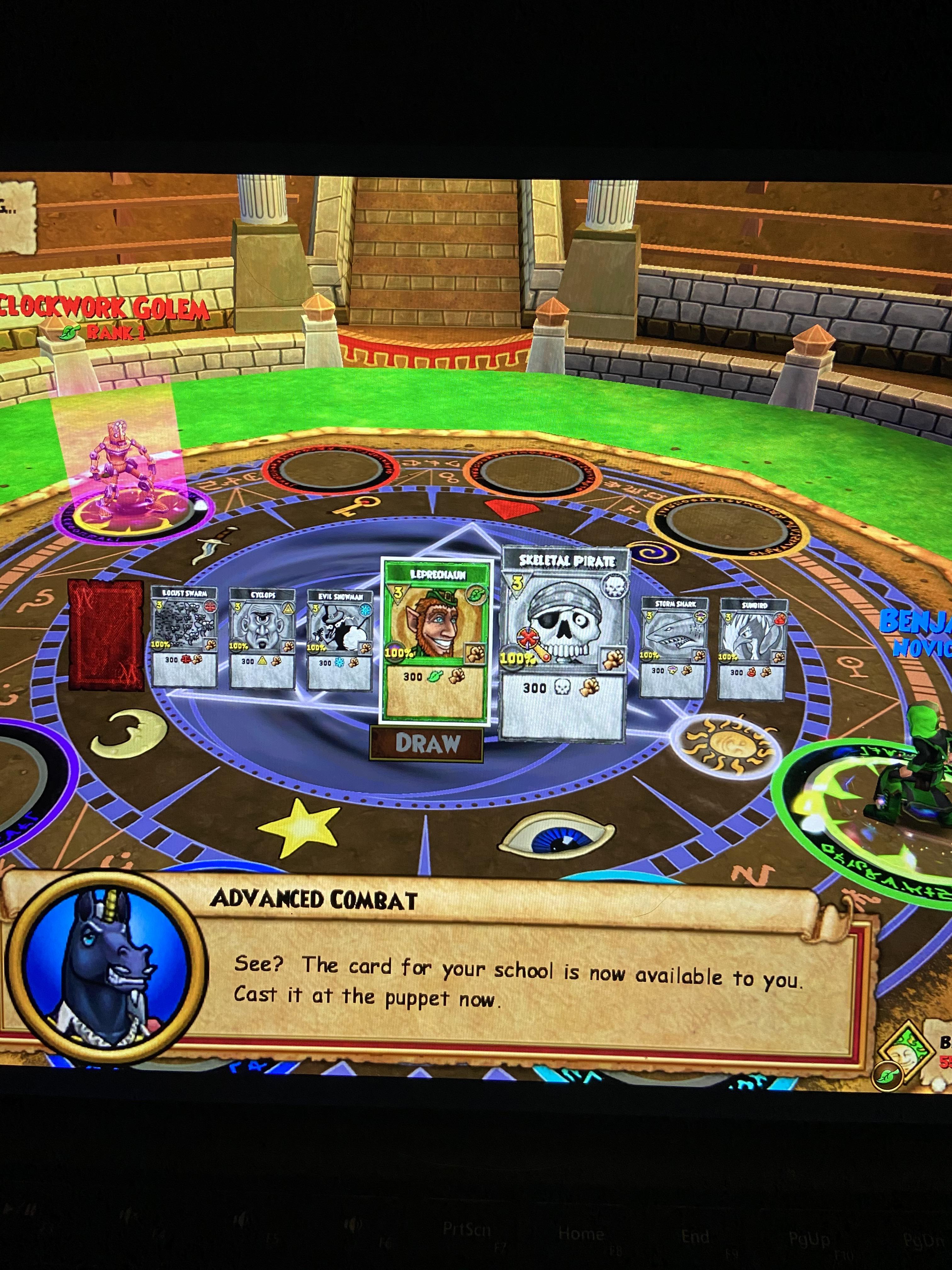 Why didn’t they use natures wrath and banshee? Wizard101