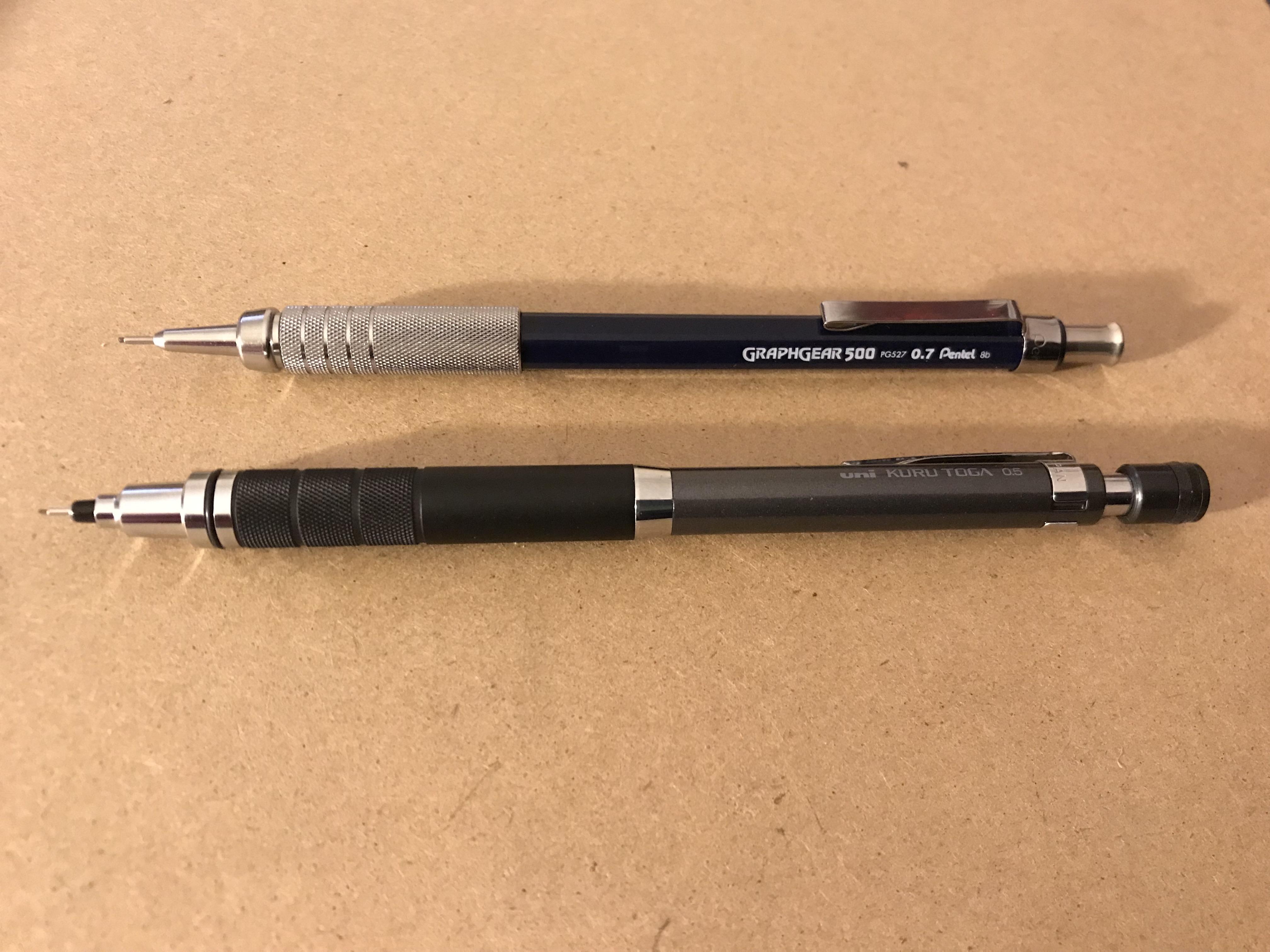 My first time finding this subreddit. I use my mechanical pencils for