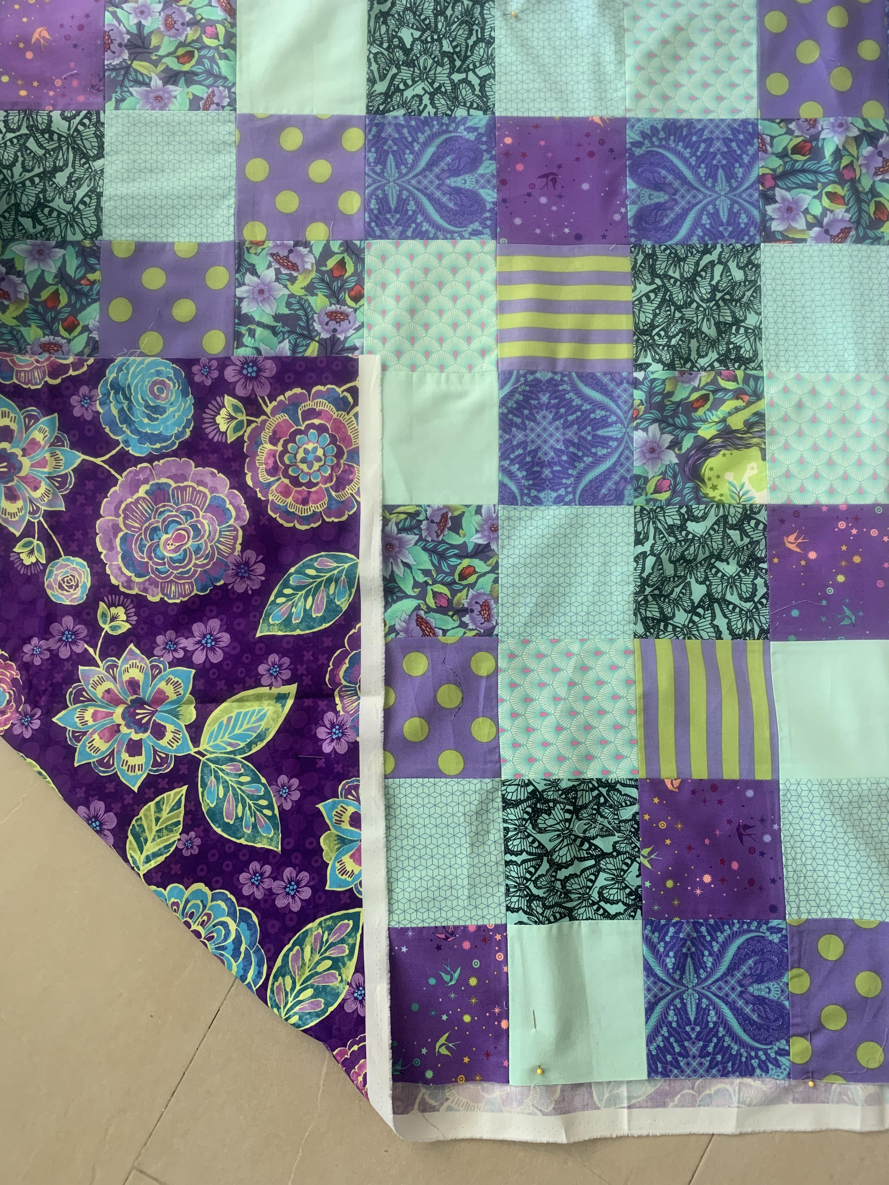 Thoughts on this backing and quilt top combo? r/quilting