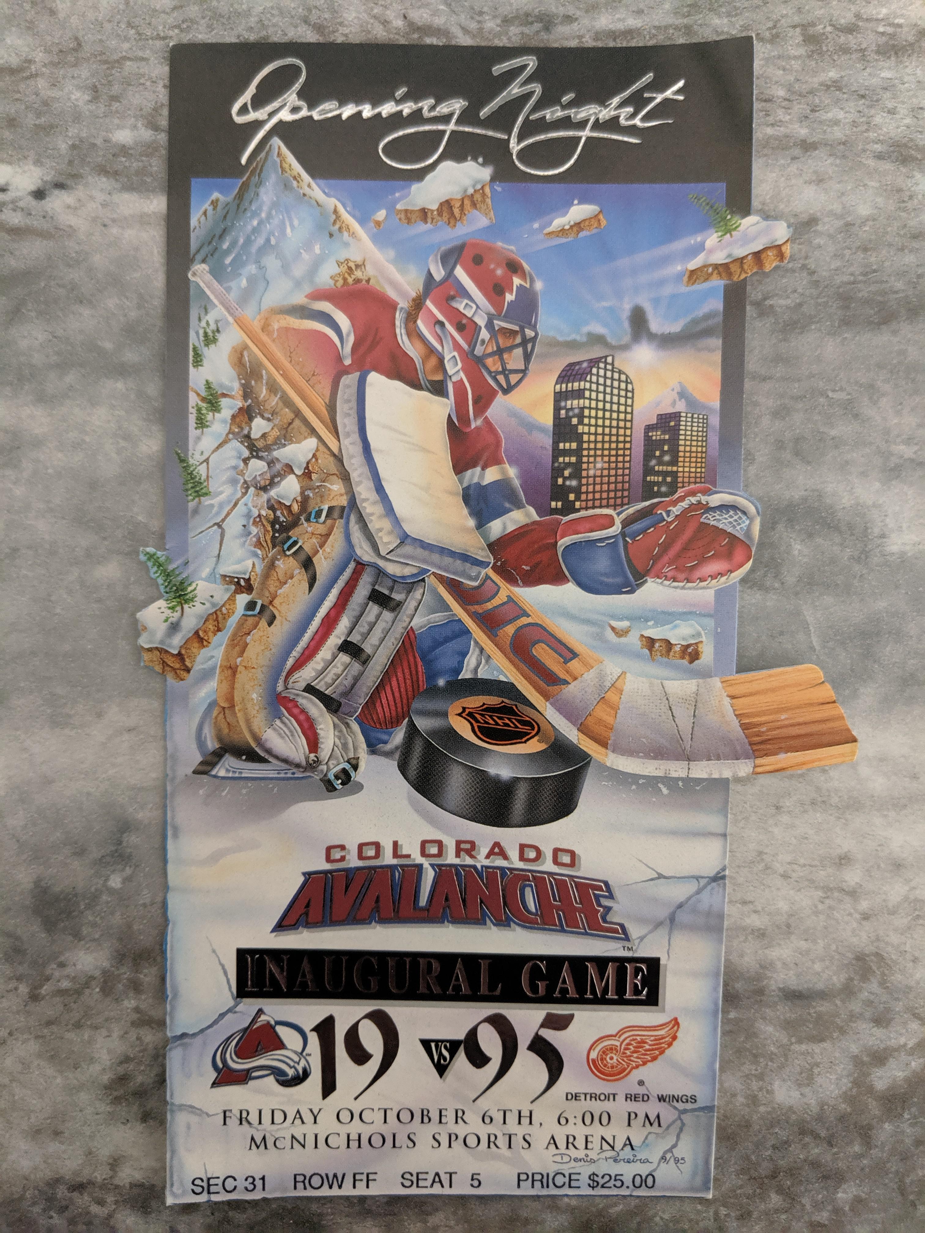 Cleaning out my dad's old office I found his original ticket from the