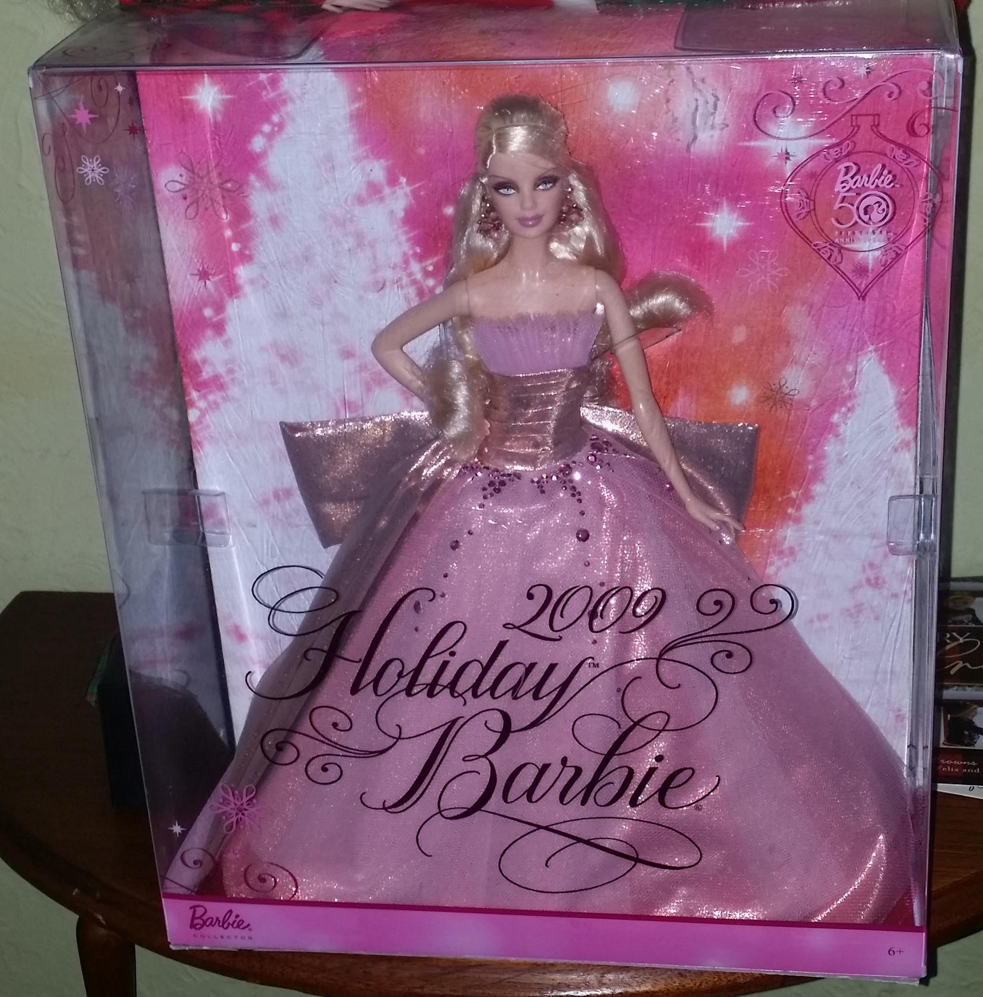 2009 (50th Anniversary) Holiday Barbie from my daughter this Xmas