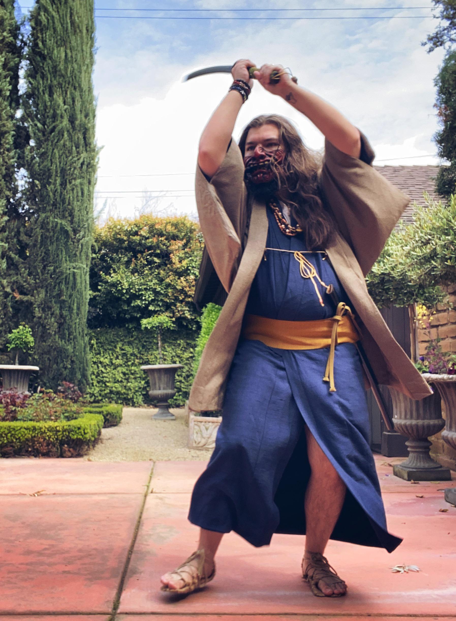 Kimonos are great for men too. This isn’t exactly a historically