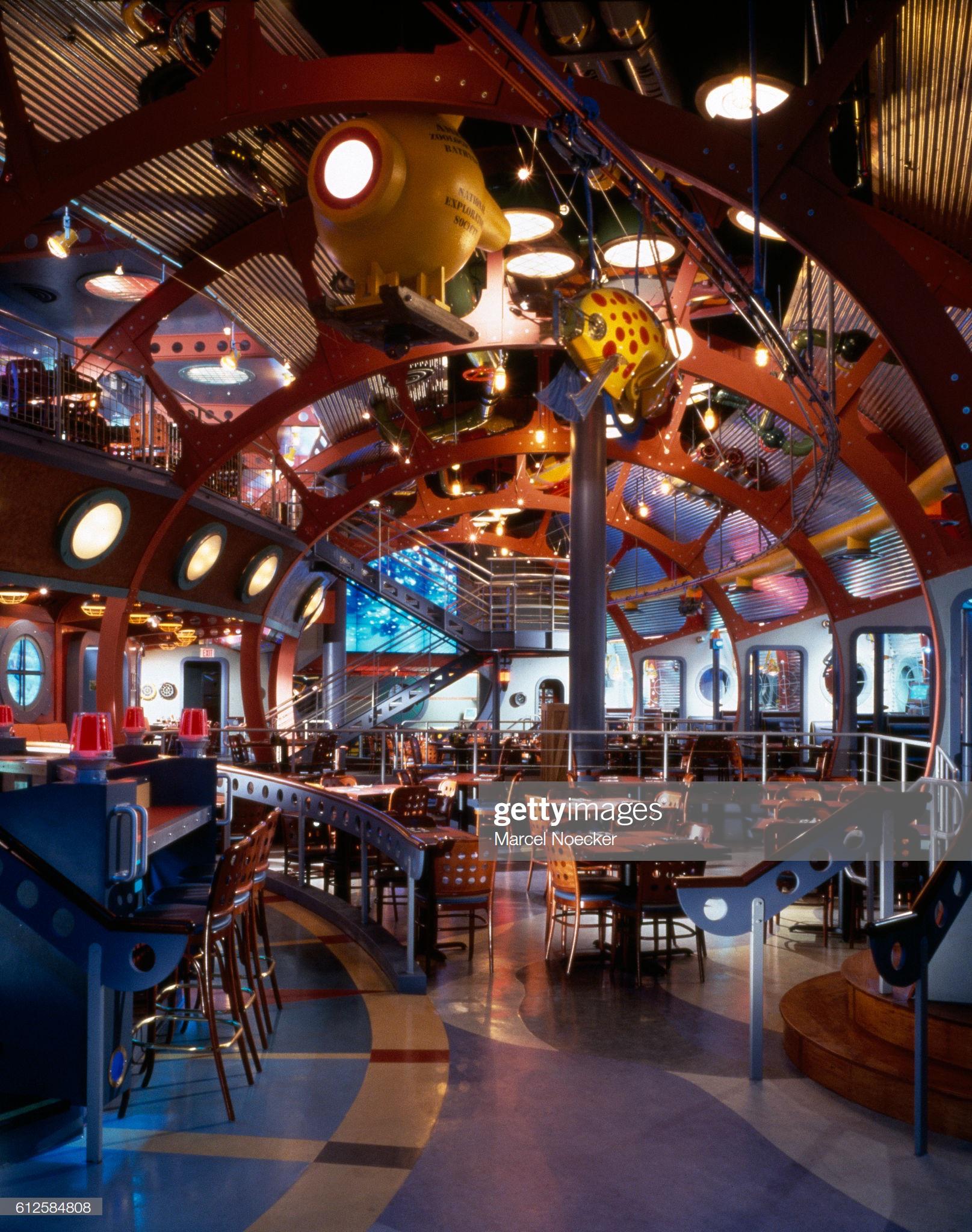 The inside of Steven Spielberg’s crazy submarineshaped restaurant