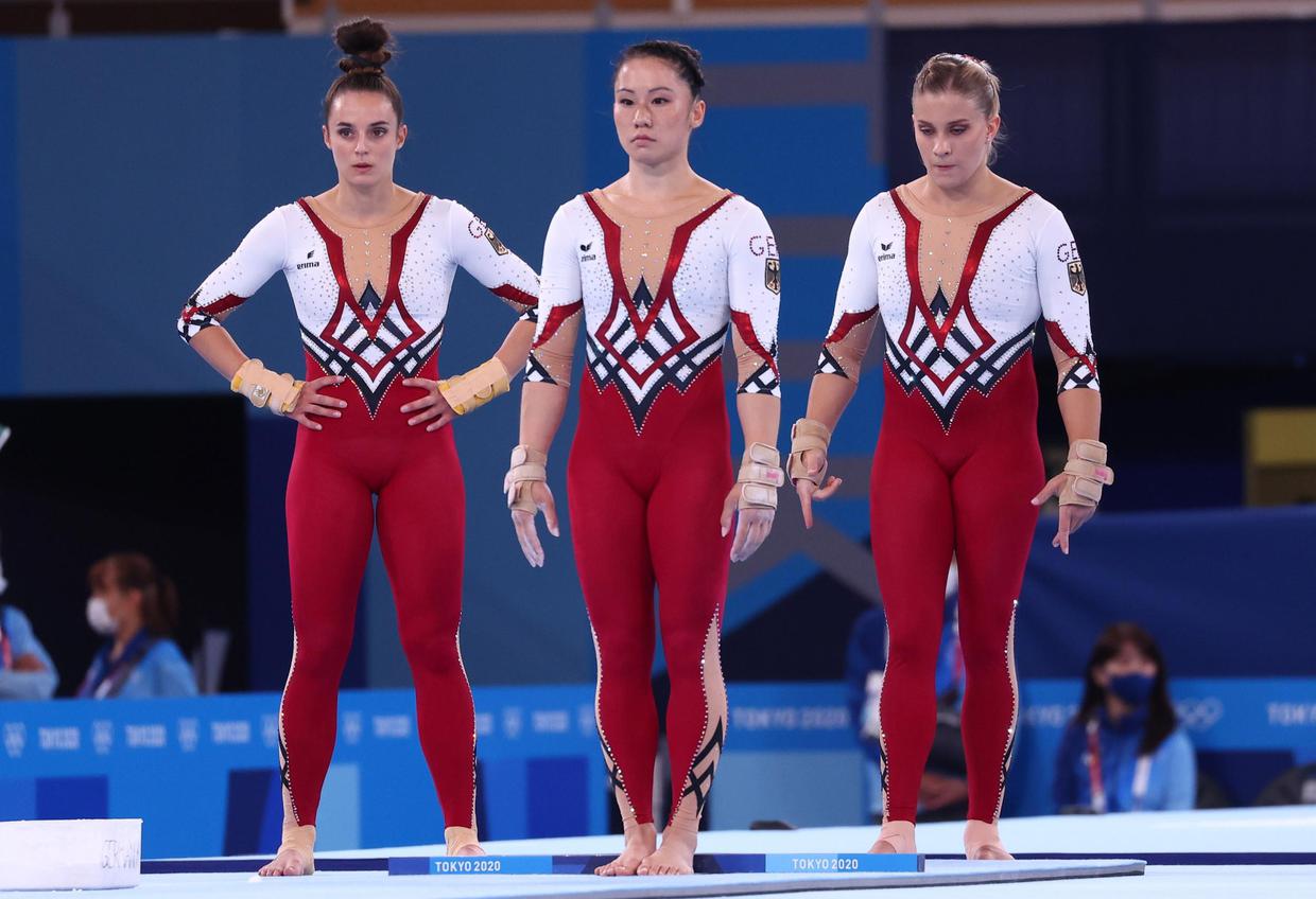 German Olympic Gymnasts fight against sexualisation of women by wearing