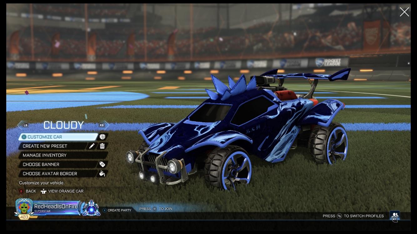 Rocket League Fantasy RL Rhyhorn Rocket League