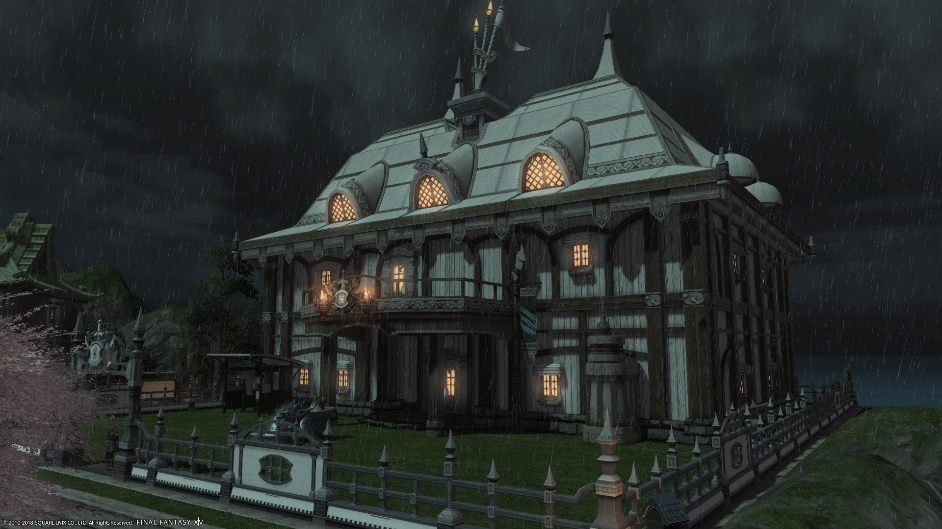 What exterior wall is this? It's a large in Shirogane. ffxivhomeandgarden
