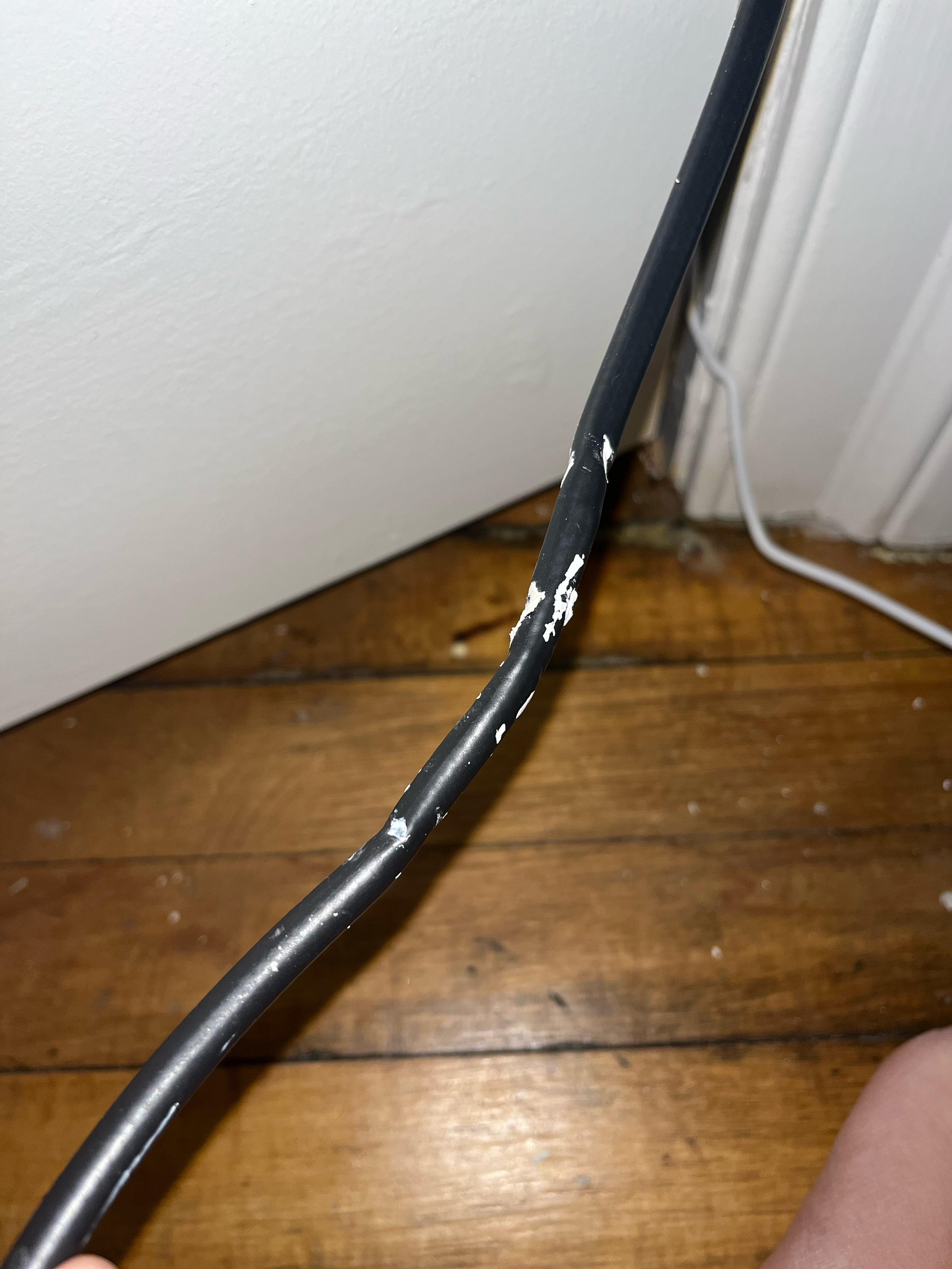 Coaxial cable is pretty beat up, could this be causing poor