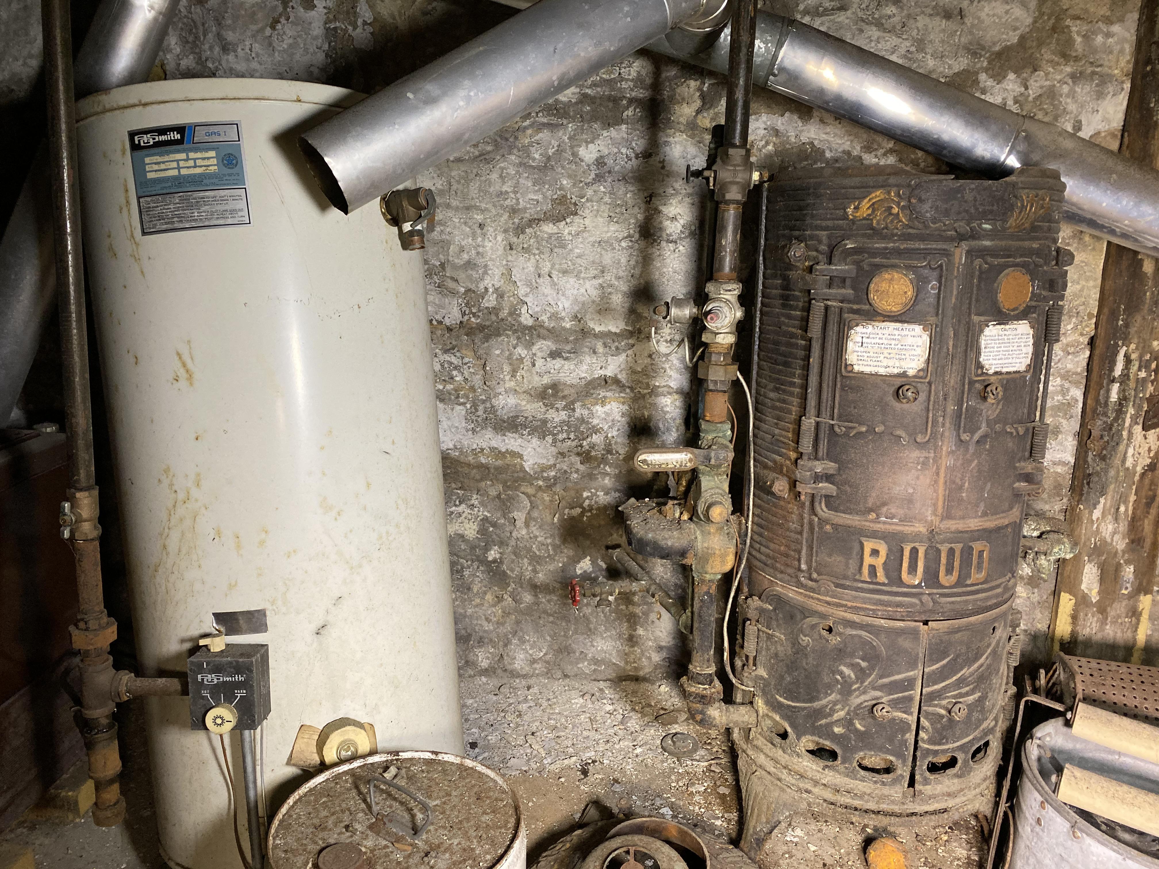 New vs old water heater found in an abandoned school. r/mildlyinteresting