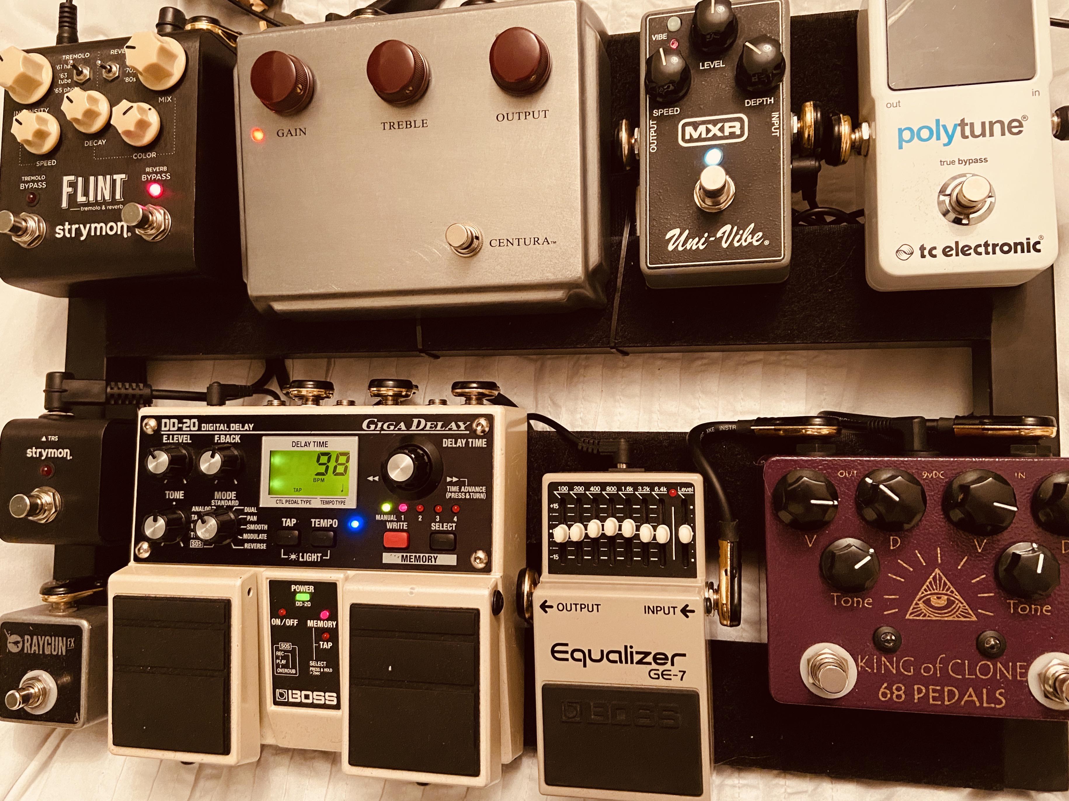 NPD! MXR UniVibe. Board is developing nicely for 2020. 🤘 r/pedalboards