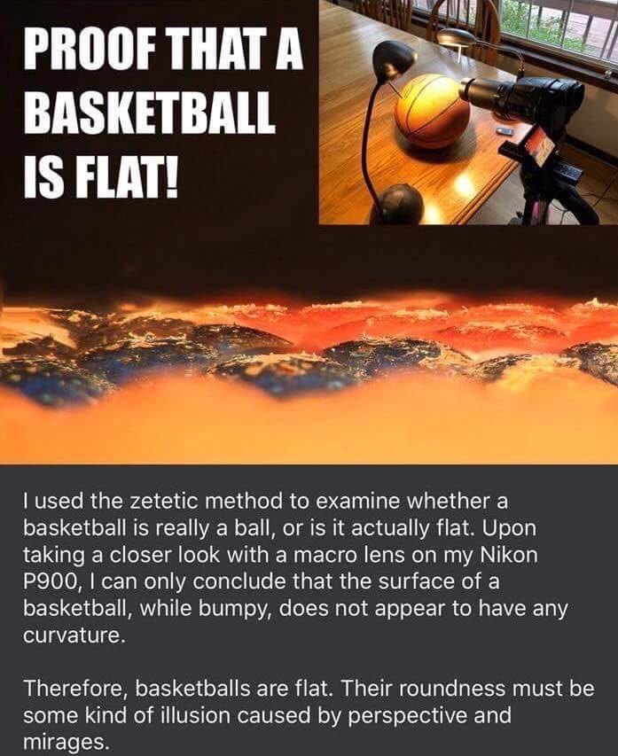 Basketballs are flat r/funny