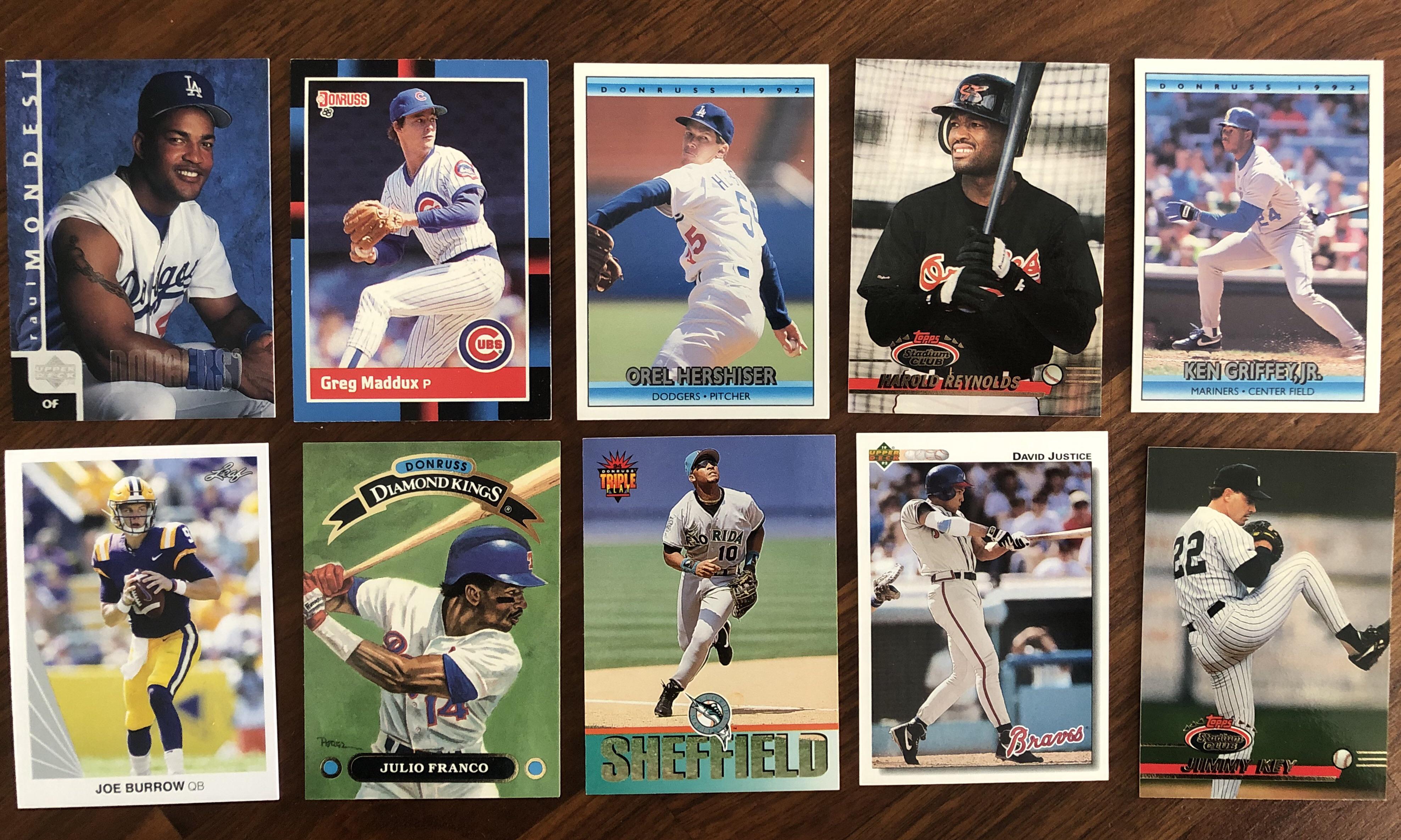 "Hits" from a 5 Walgreens pack r/baseballcards