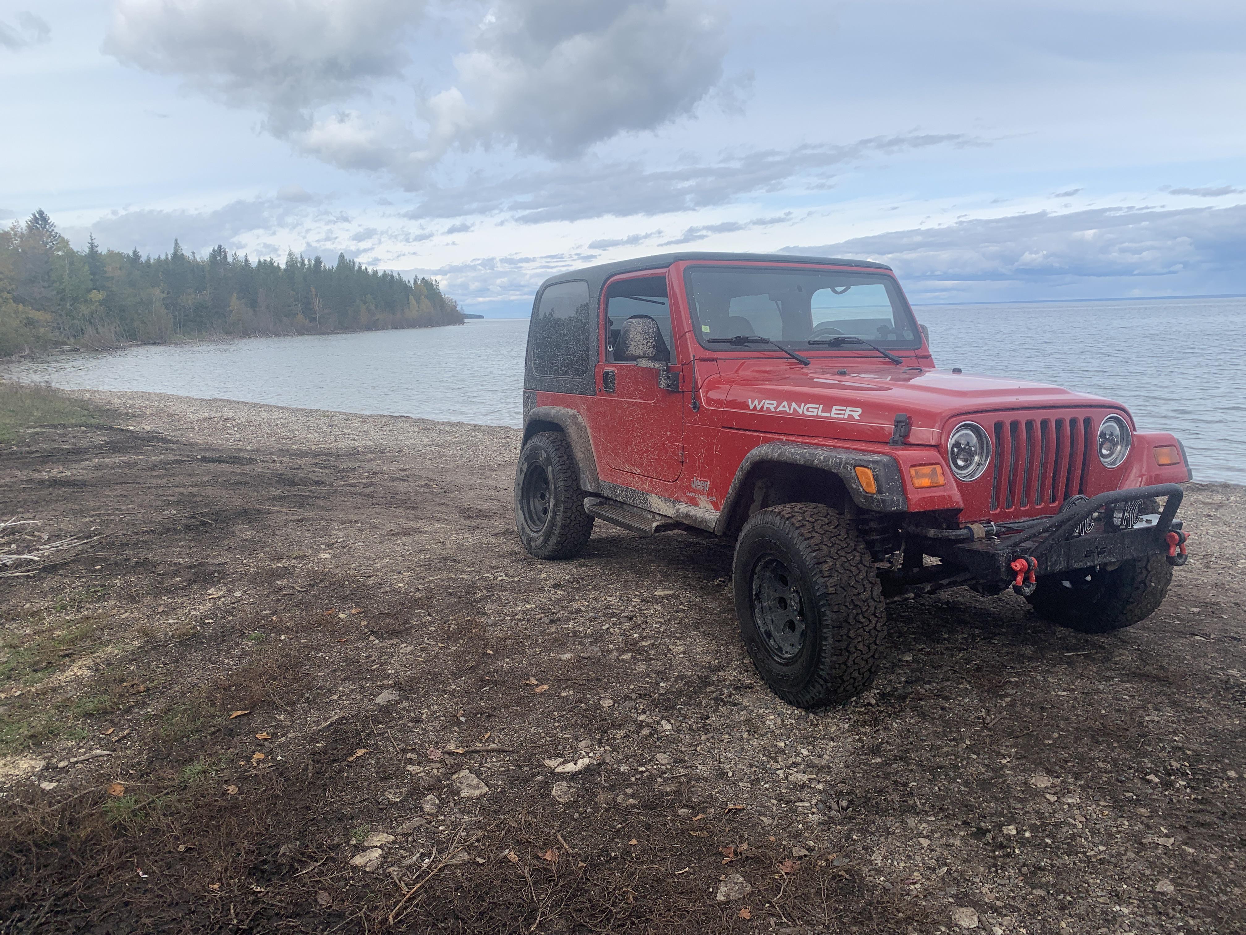 Had a little fun on Drummond Island! r/Jeep