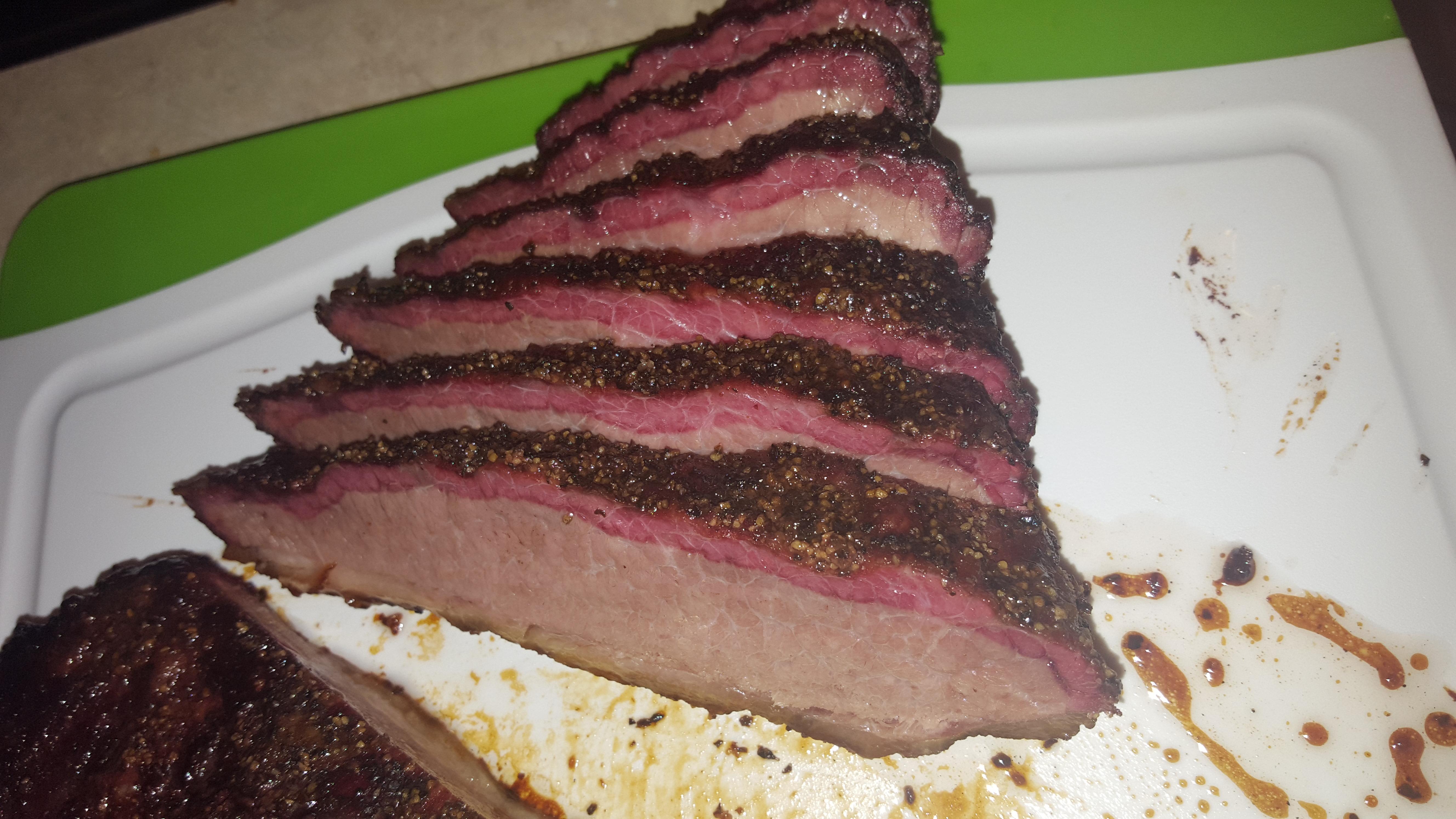 [Homemade] SRF American Wagyu Brisket 13hr smoke. food