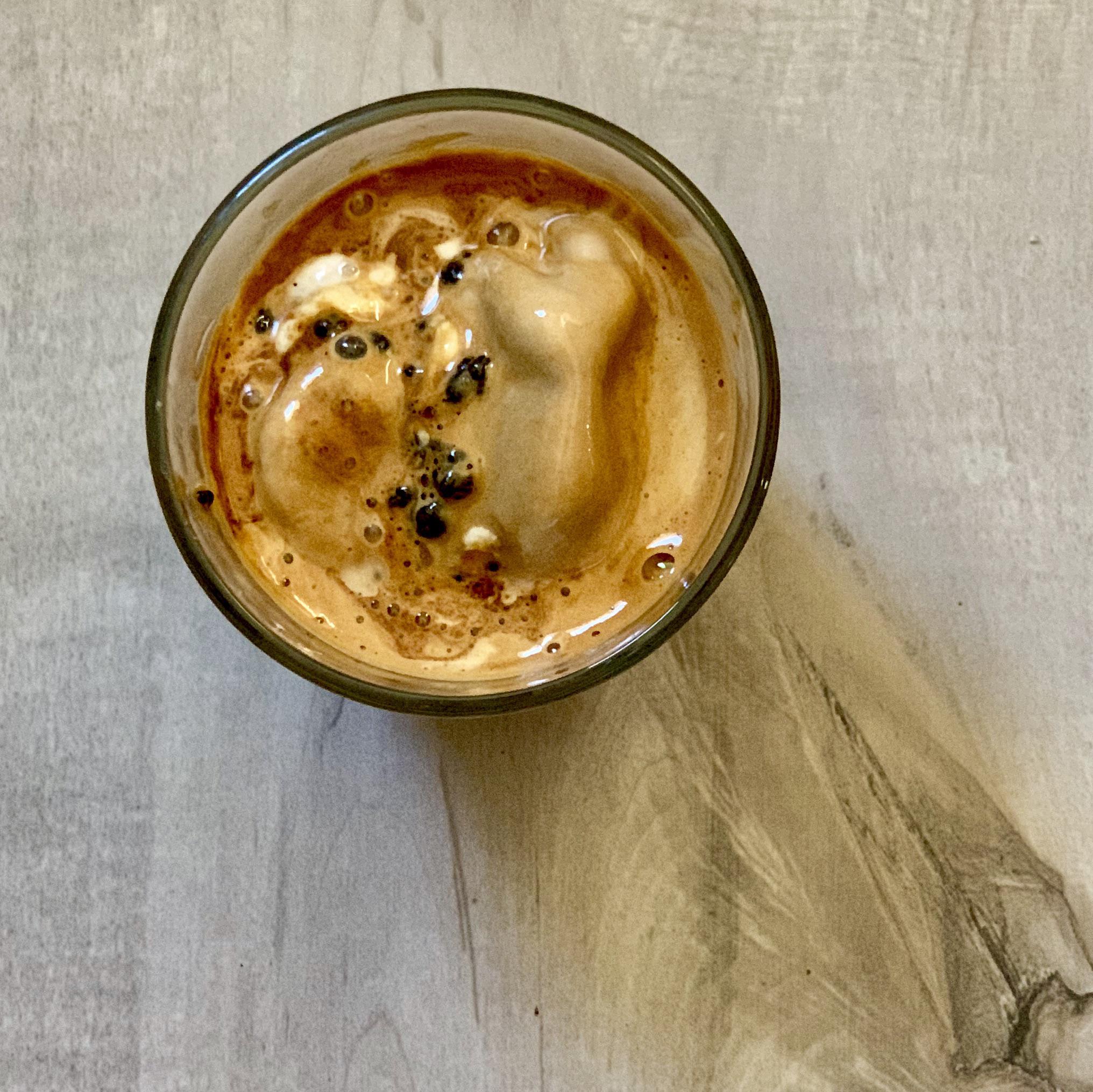 sea salt caramel affogato r/espresso
