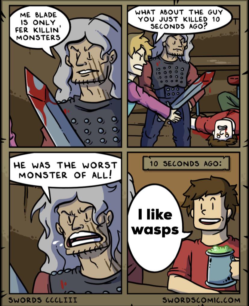 Thank god he’s dead now WeEatBees