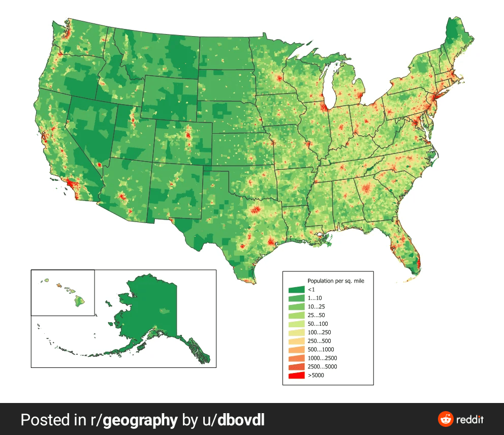 Why is Alaska so sparsely populated? r/geography