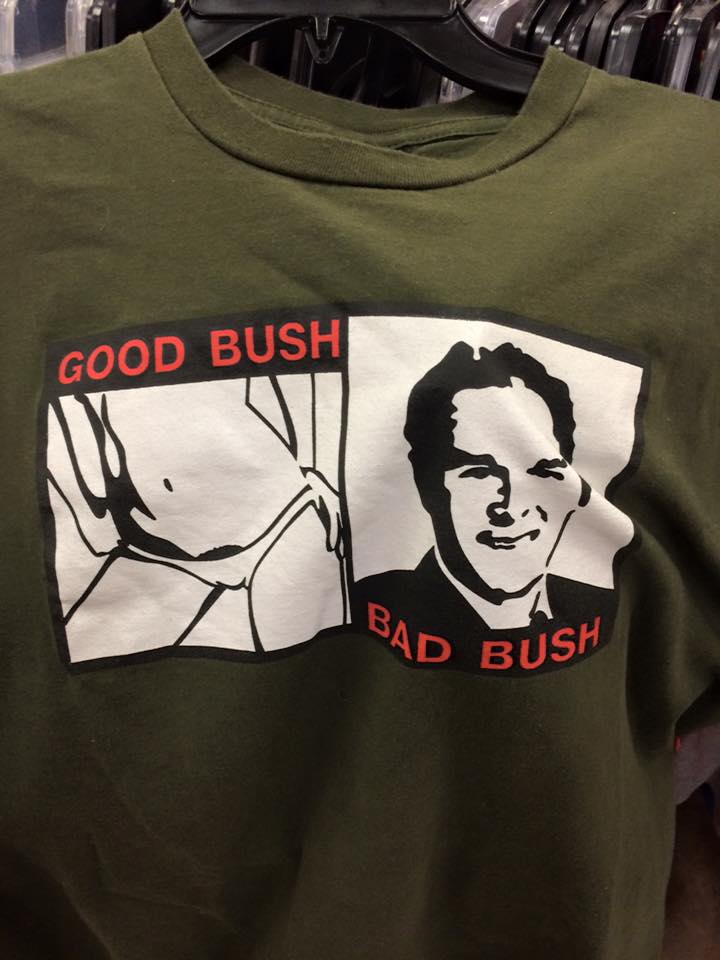 A TShirt I found a Goodwill a while back. I regret not getting it. r