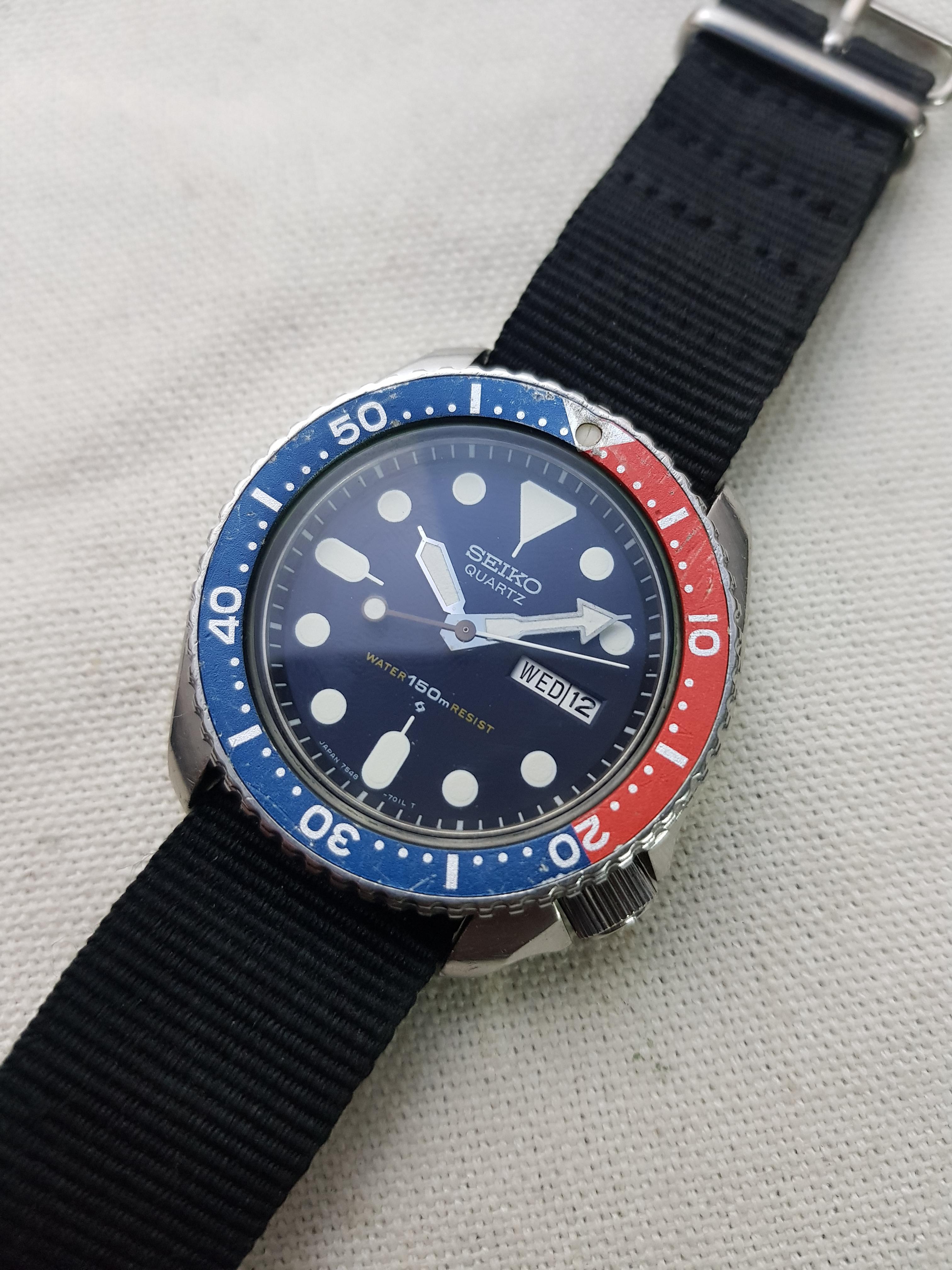 [WTS] Seiko Quartz Diver 7548700B 150M Water Resist r/Watchexchange
