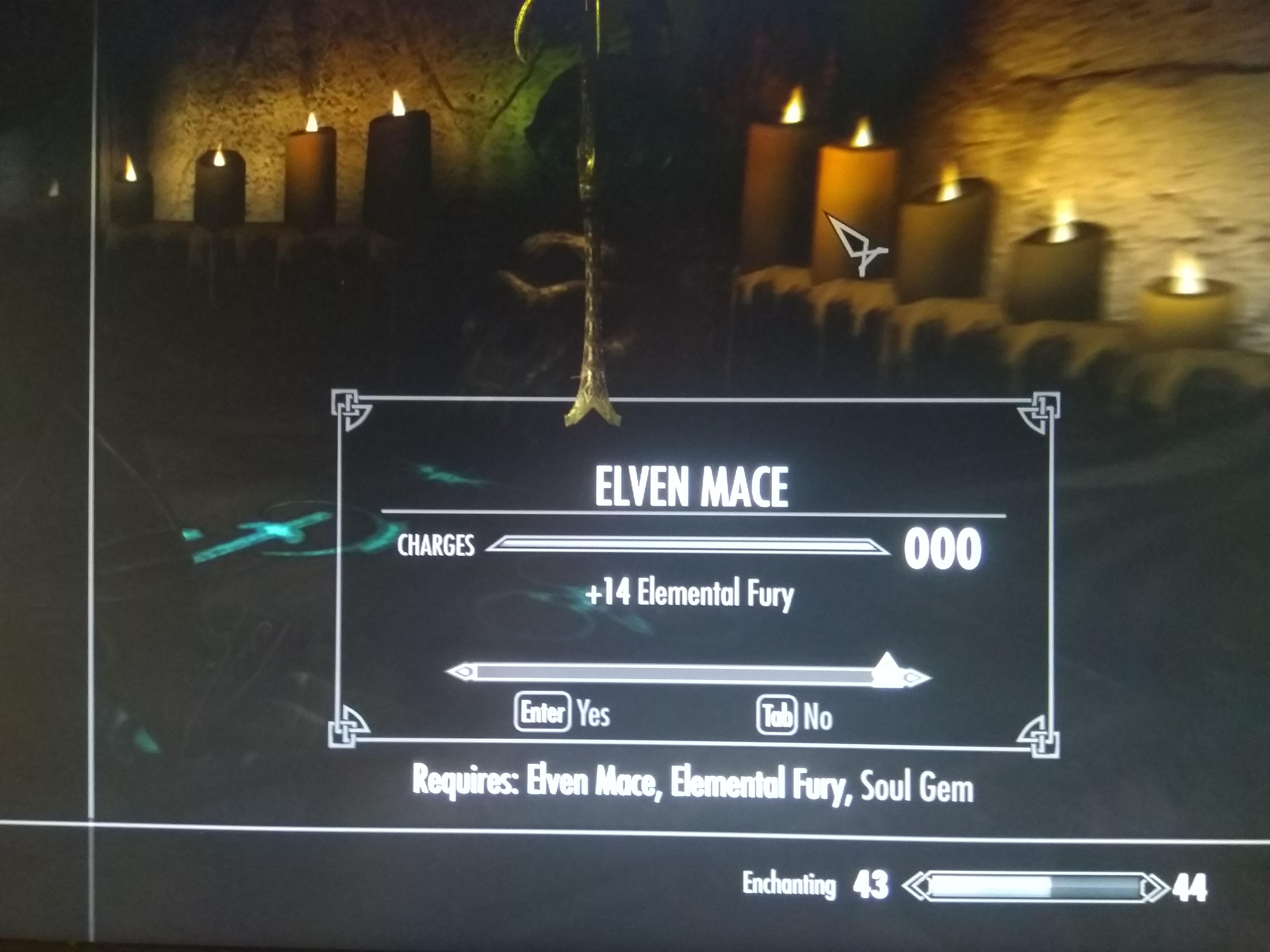Learned elemental fury (glitch) r/skyrim