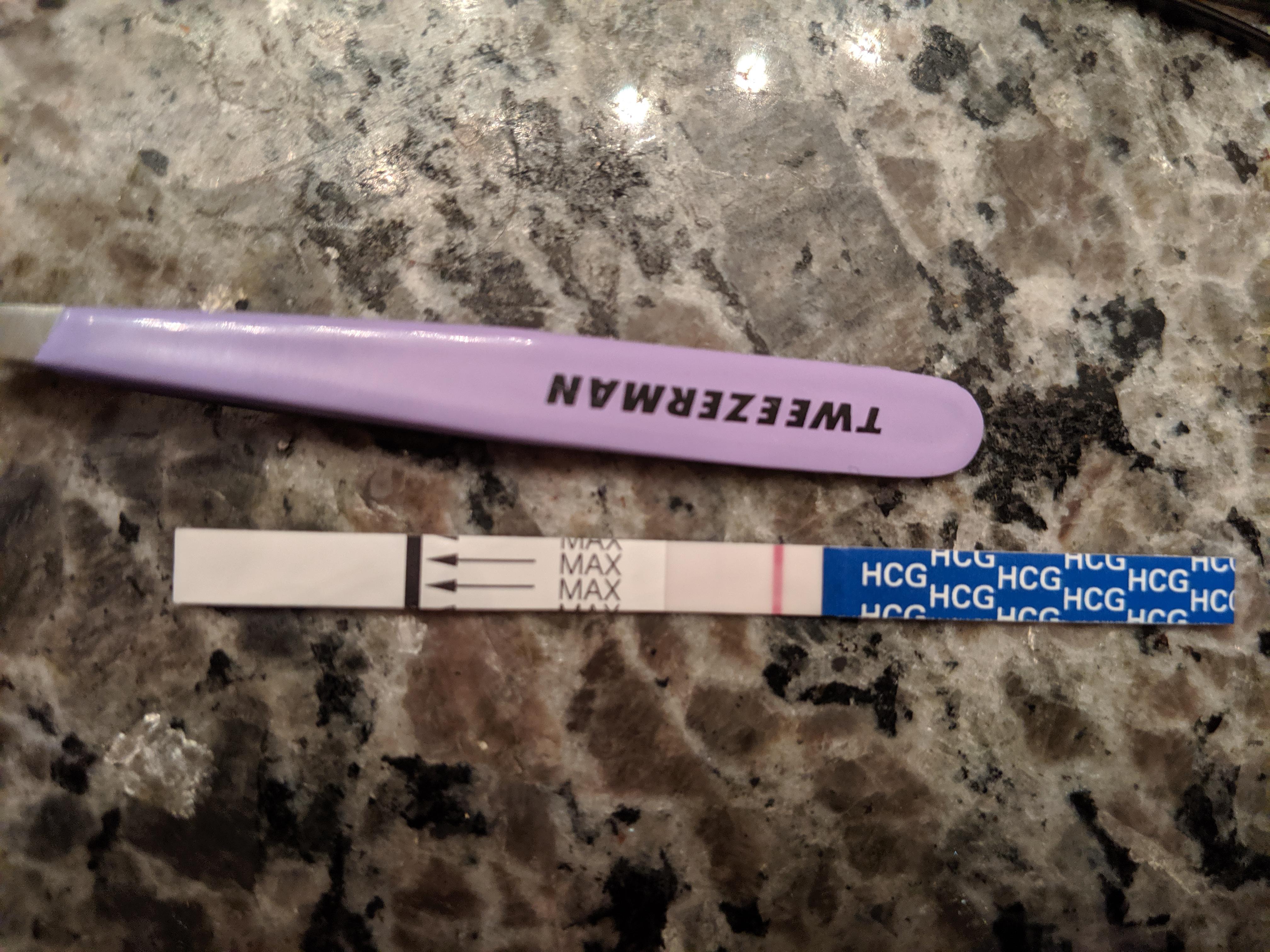 Possibly 9DPO, pregmate strip, can't tell if I just have line eyes/evap
