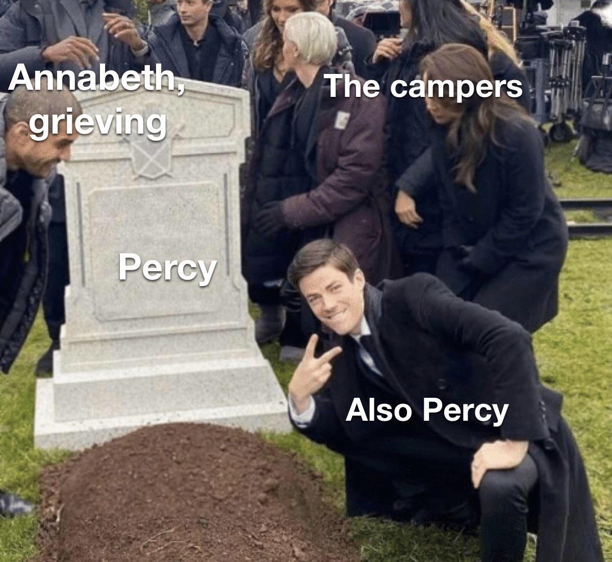 A meme from a scene of my favourite Percy Jackson book PercyJacksonMemes