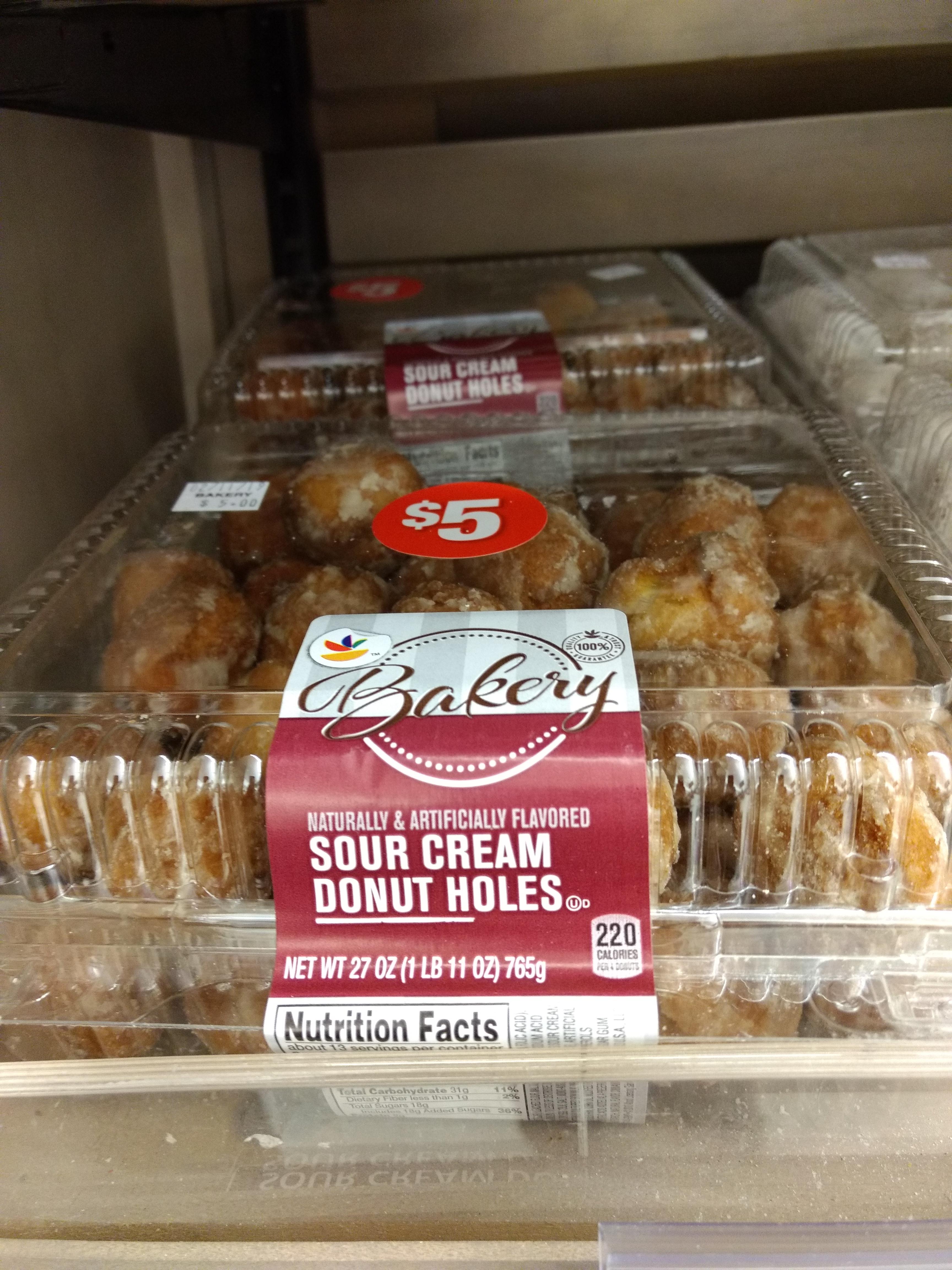 Sour cream donut holes at Giant. r/ofcoursethatsathing