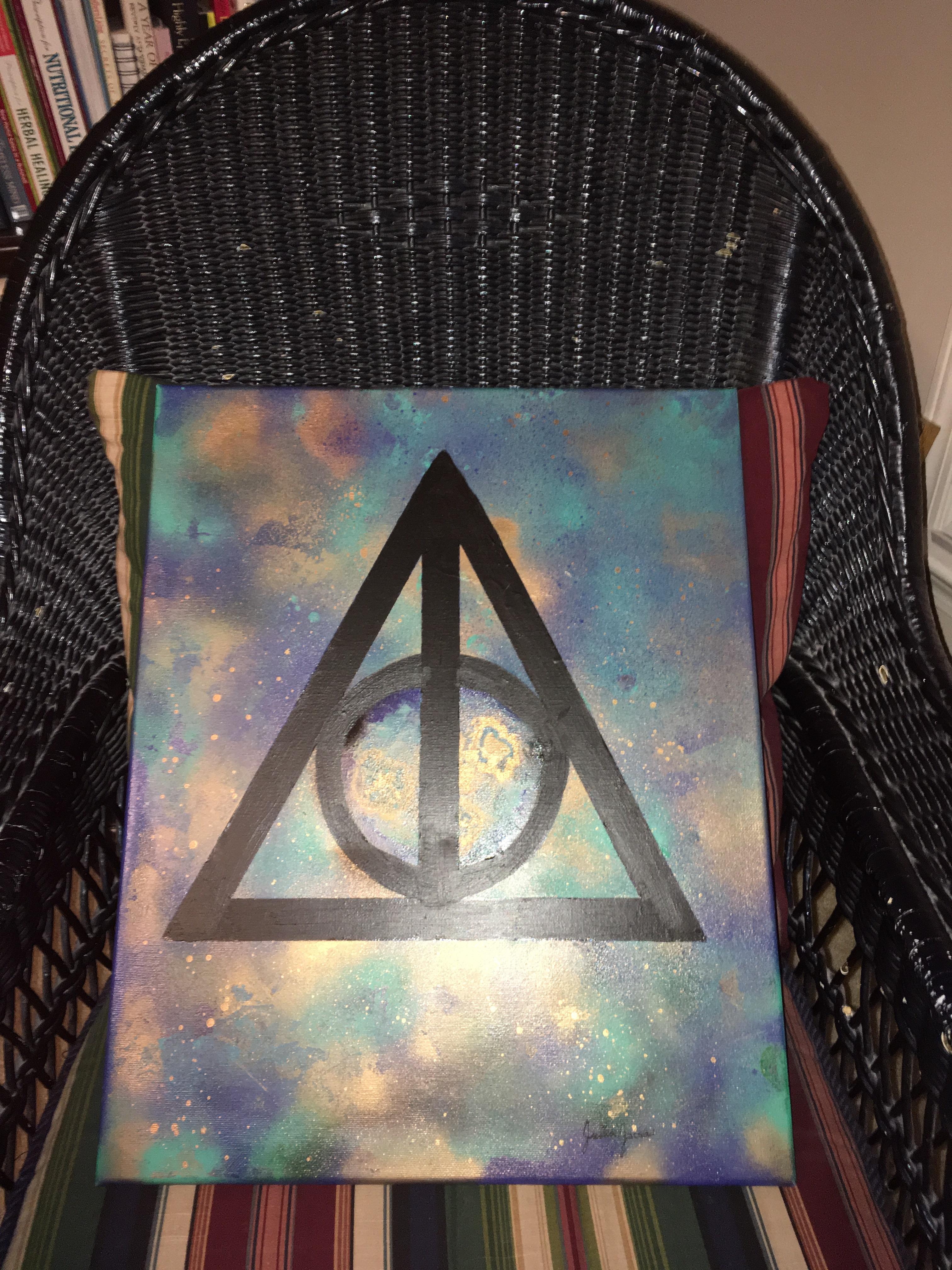 Harry Potter spraypainted piece I did awhile back painting