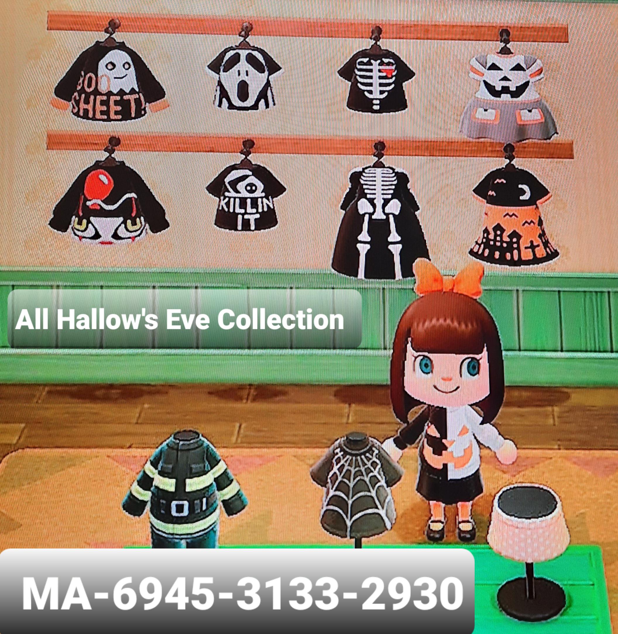 Halloween vibes! Finished my shop designs! 🎃👻 r/AnimalCrossing