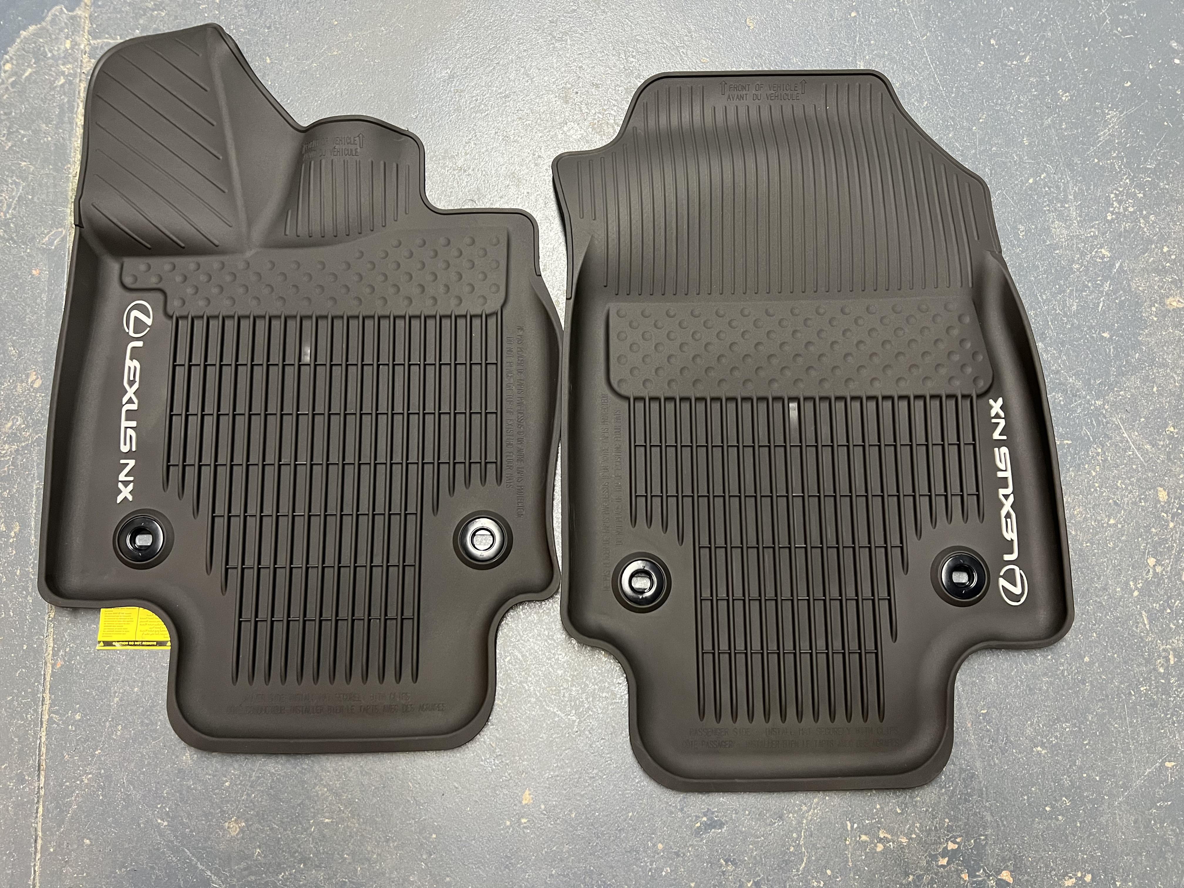 New All Weather Floor Mats 2022 NX350 FSport r/Lexus