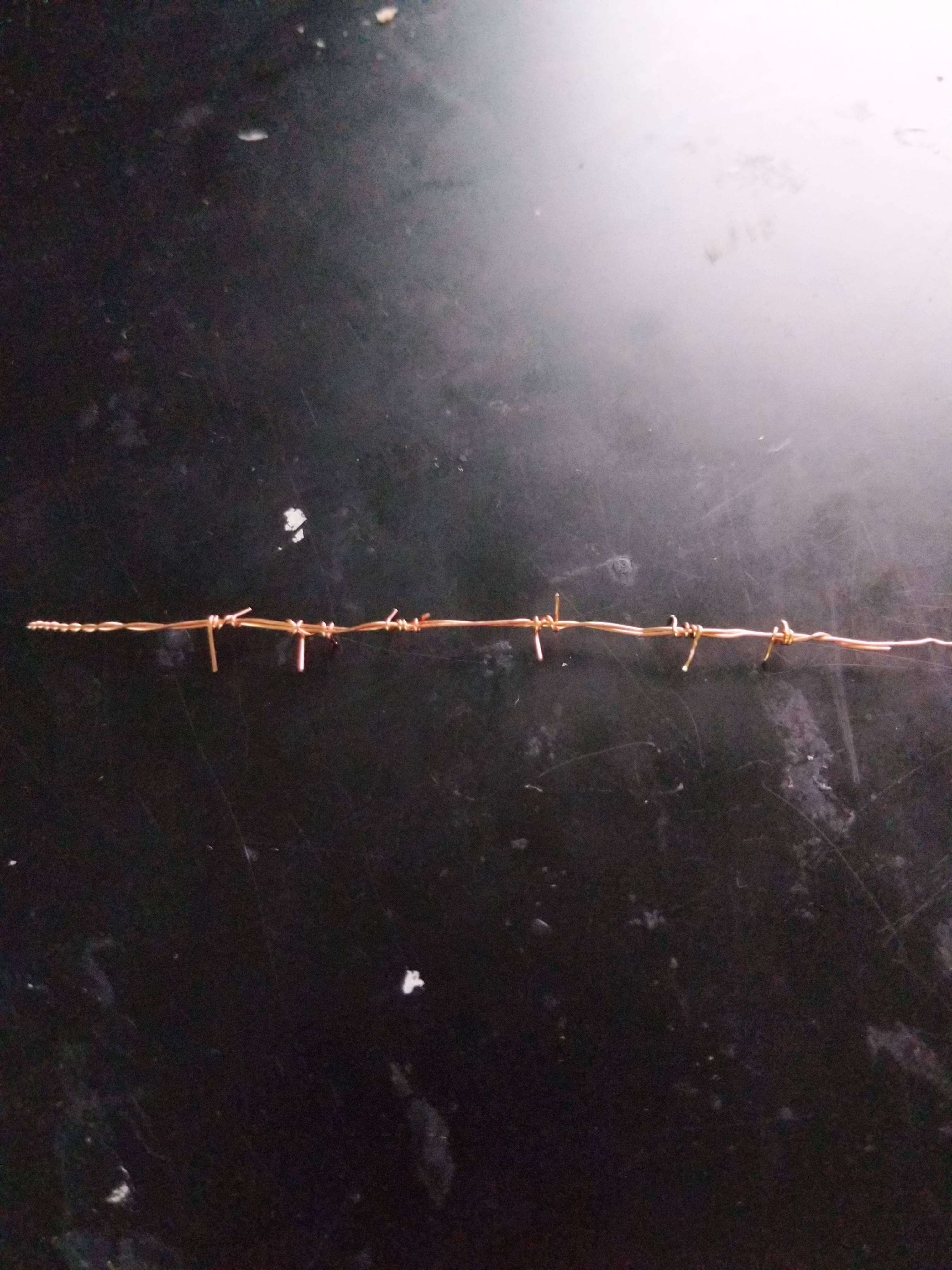Looking for a good way to make tiny barbed wire. r/TerrainBuilding