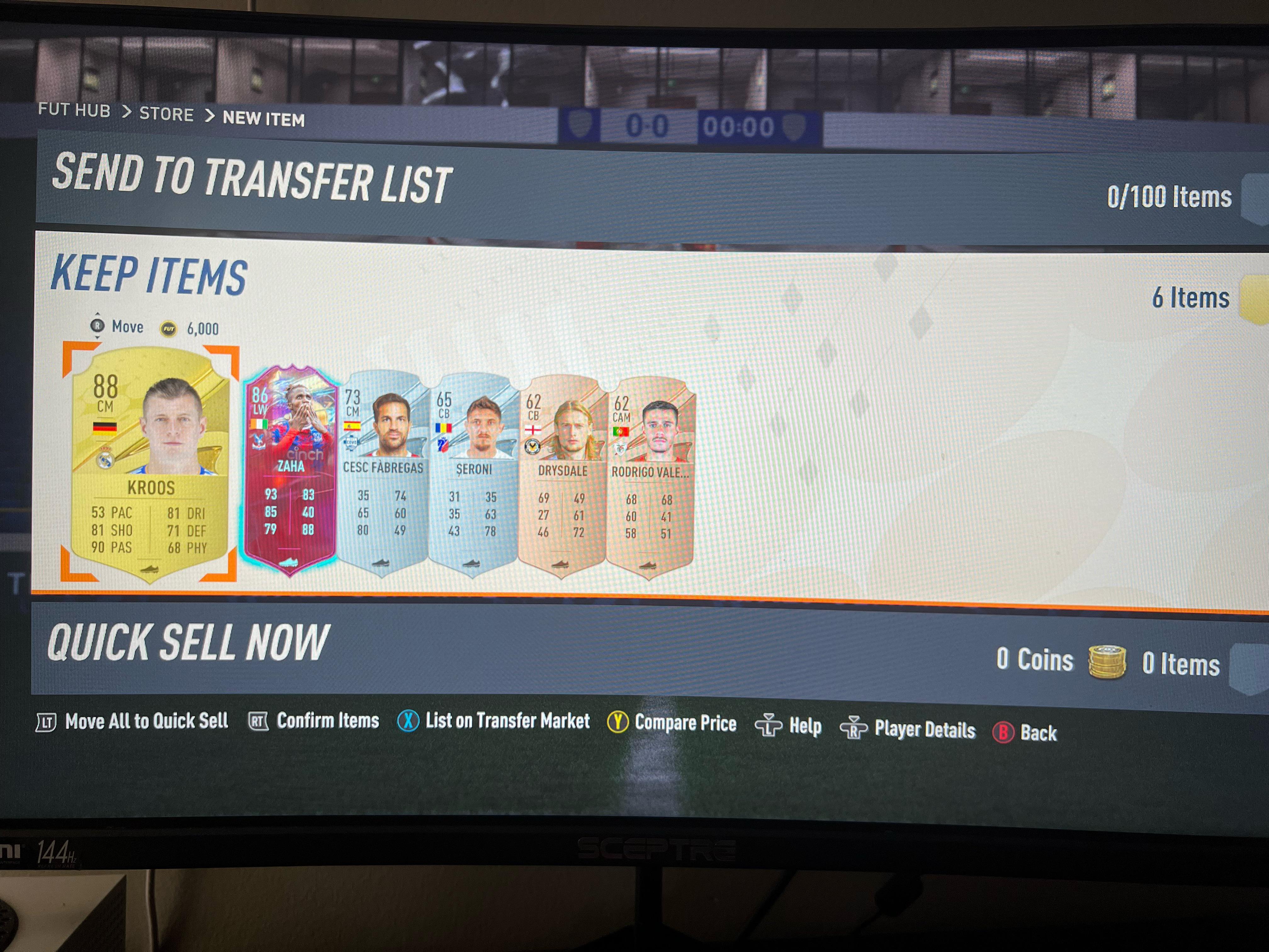 small rare players pack holy shit r/fut