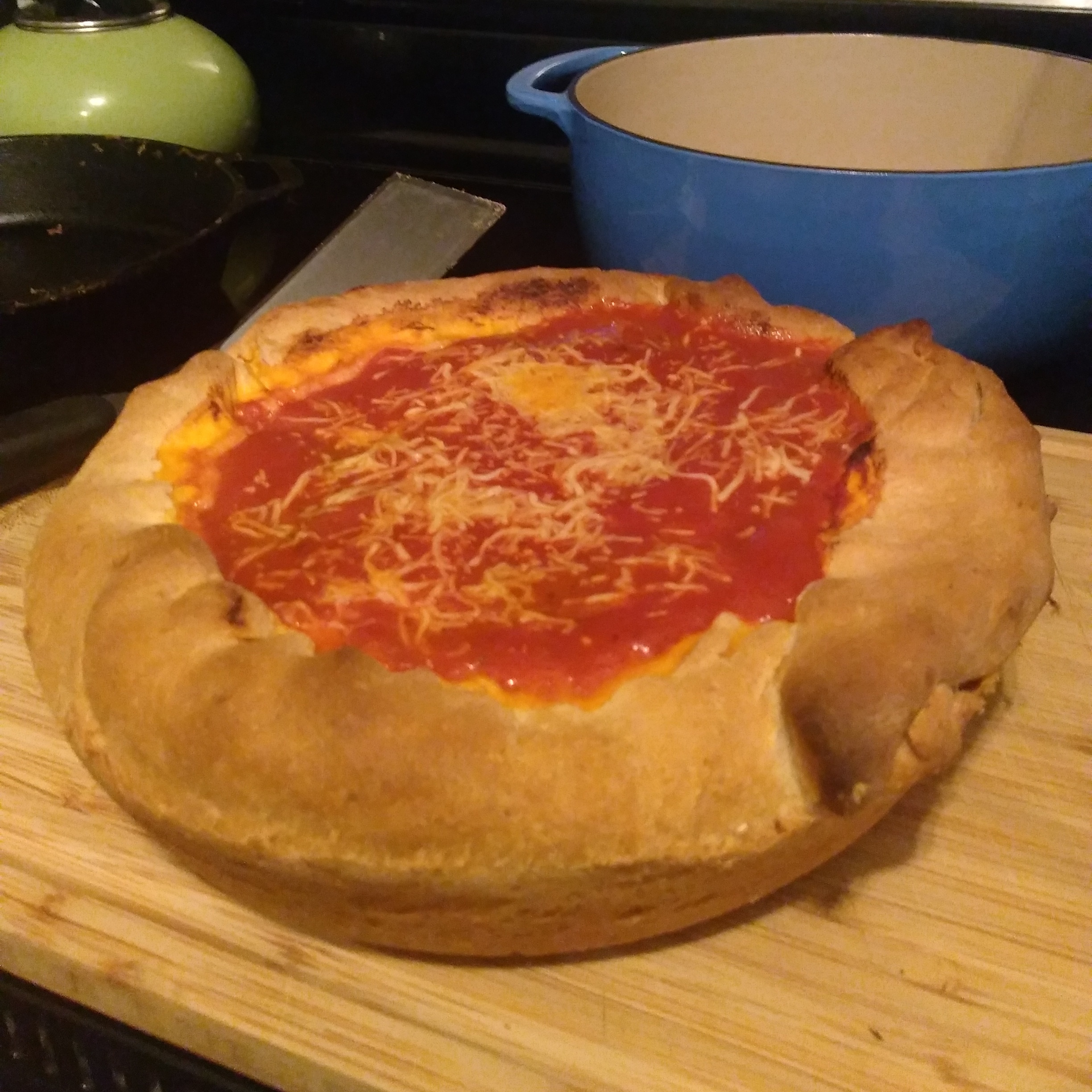 [Homemade] Deep Dish Pizza r/food