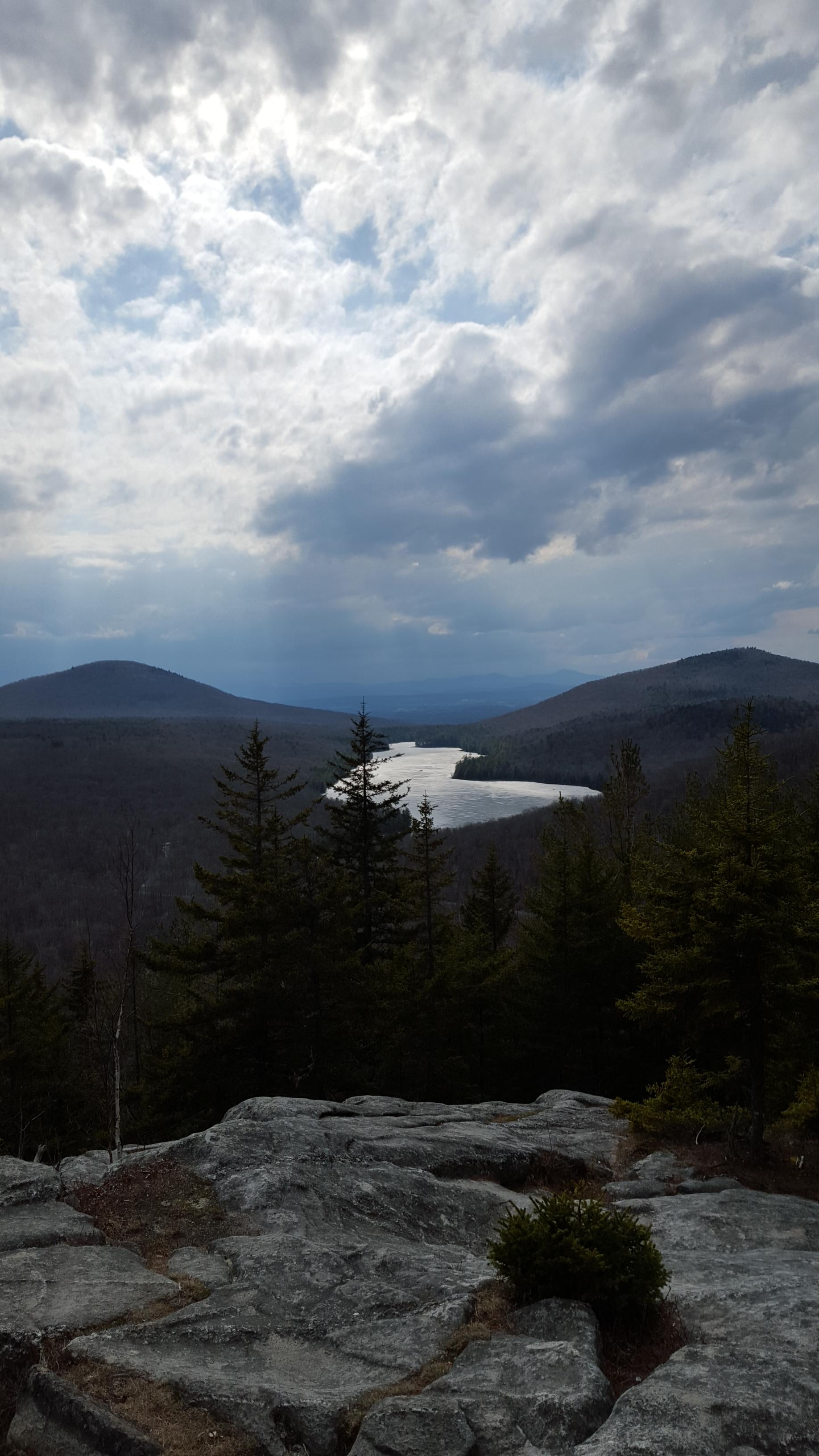 View from Owl's Head in Groton State Forest yesterday. r/vermont