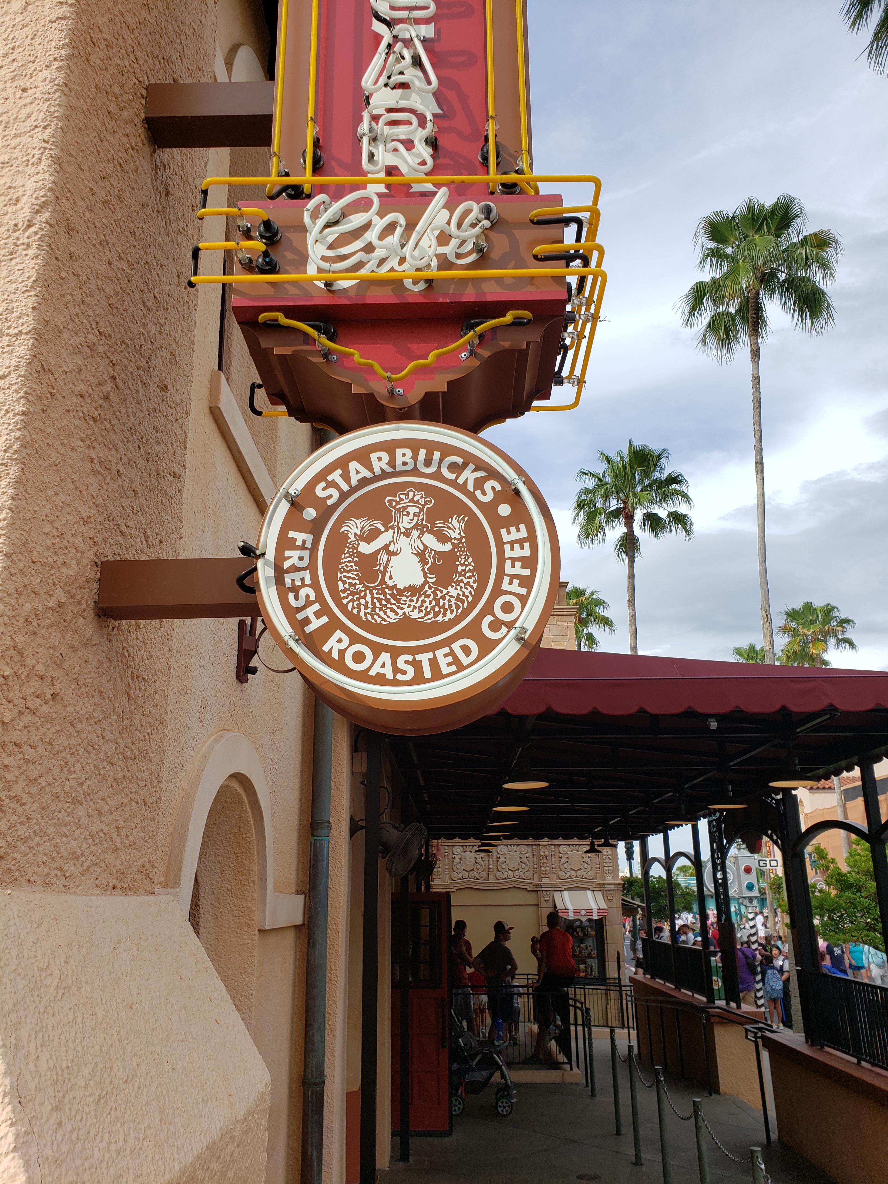 The Starbucks at Disney's Hollywood Studios in Orlando Florida uses the