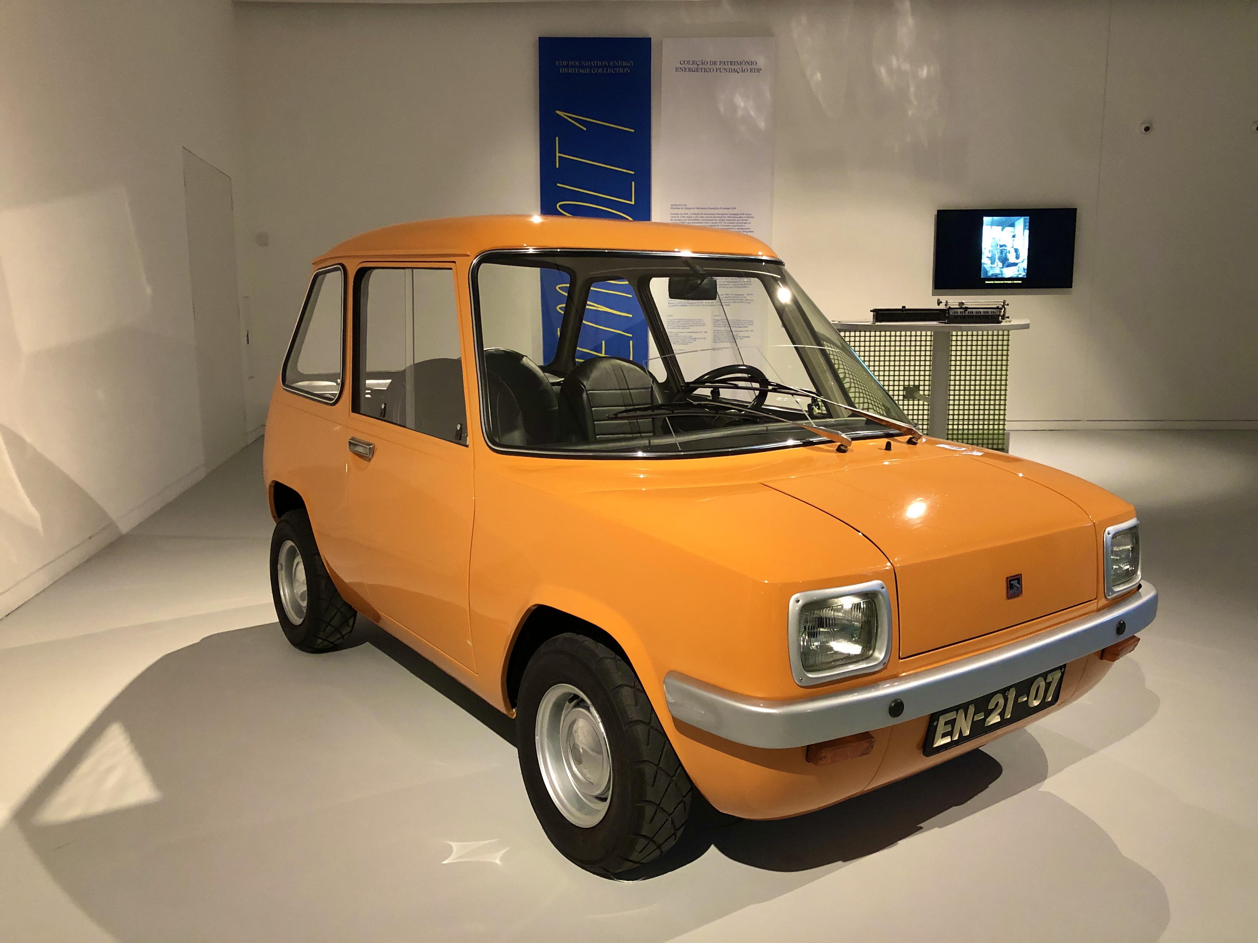Electric car Enfield 8000. From the beginning of 1976 and bought by the