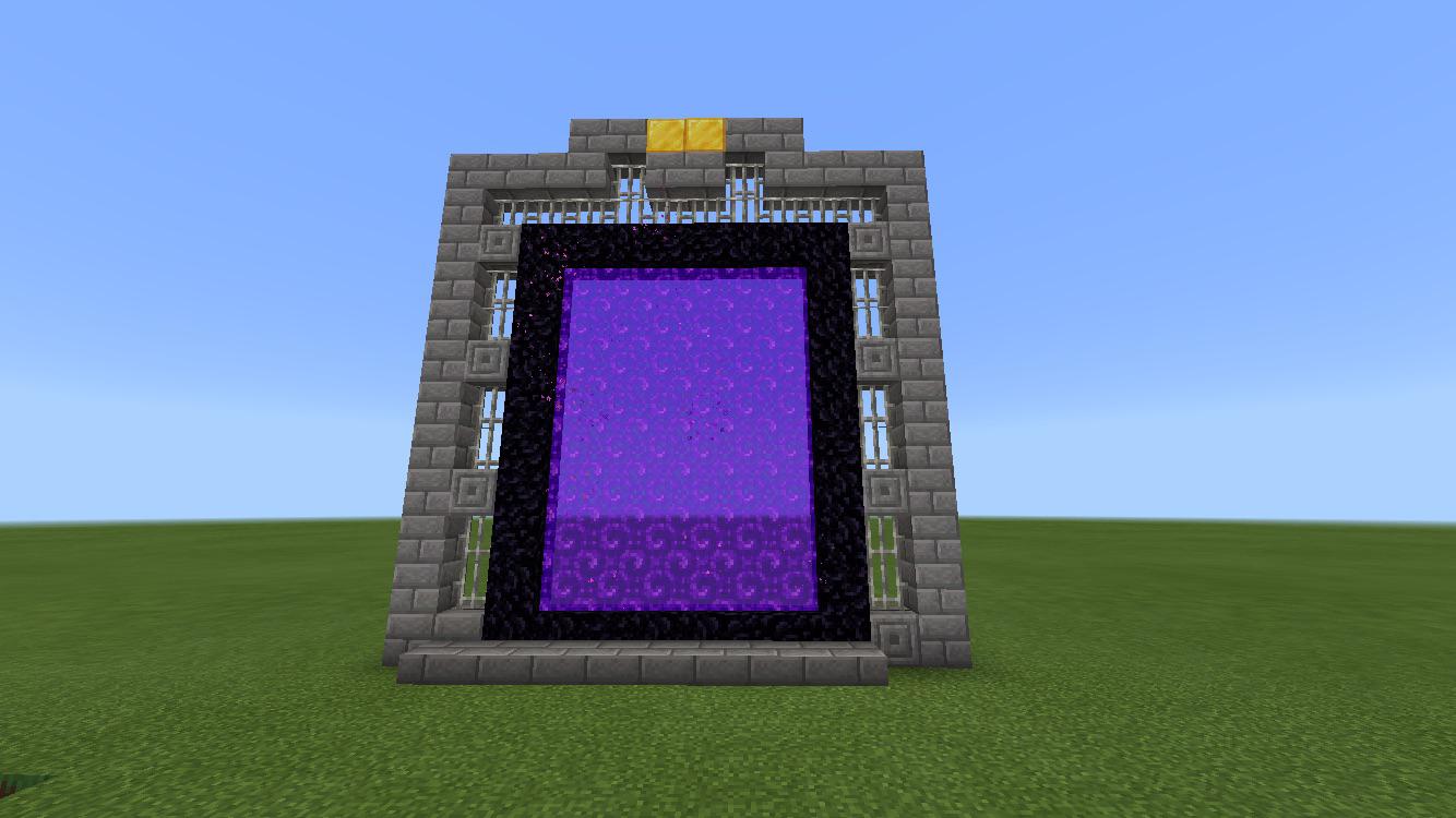I repaired a ruined portal! r/Minecraft