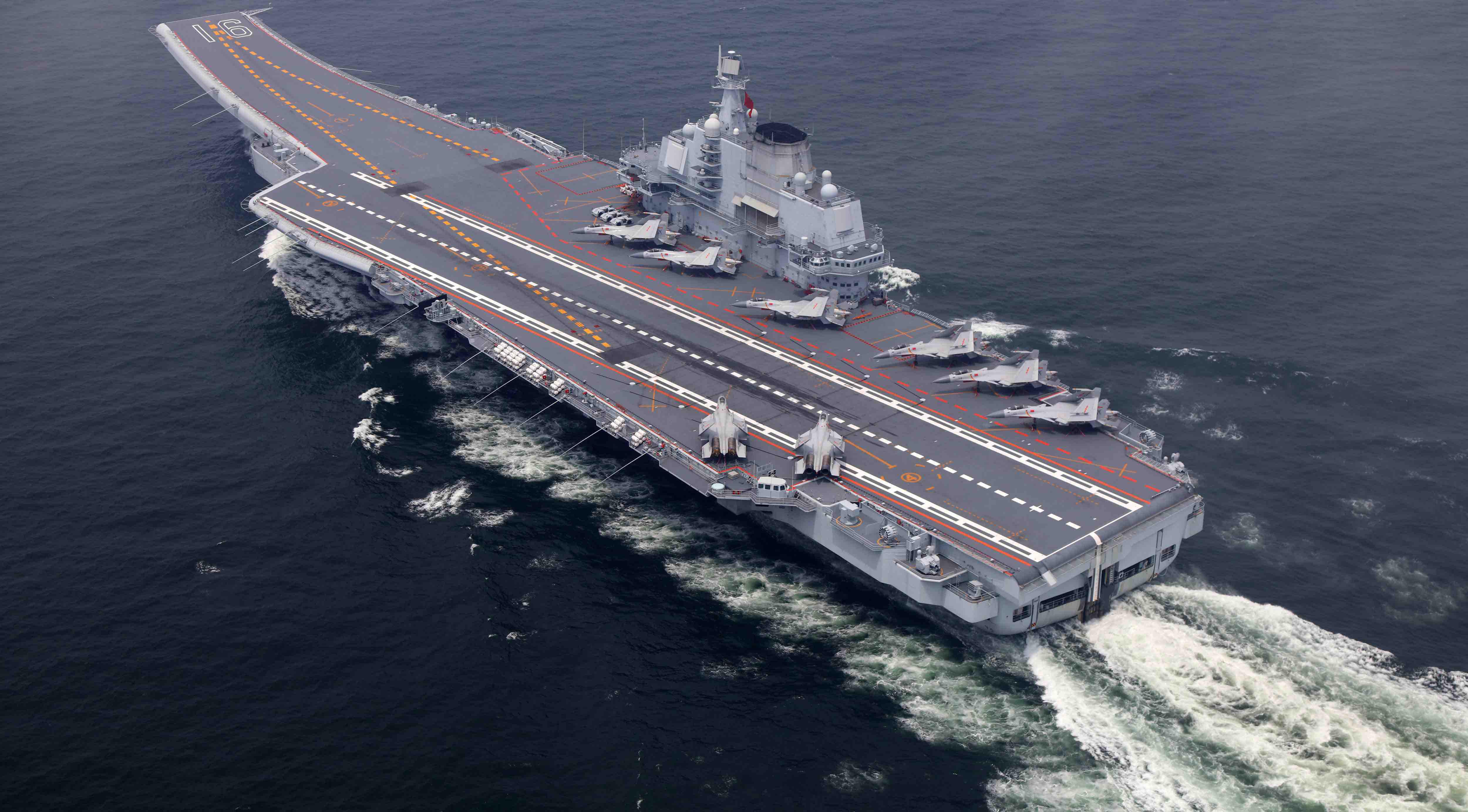 PLAN Aircraft Carrier CV16 Liaoning. [5000x2767] r/WarshipPorn