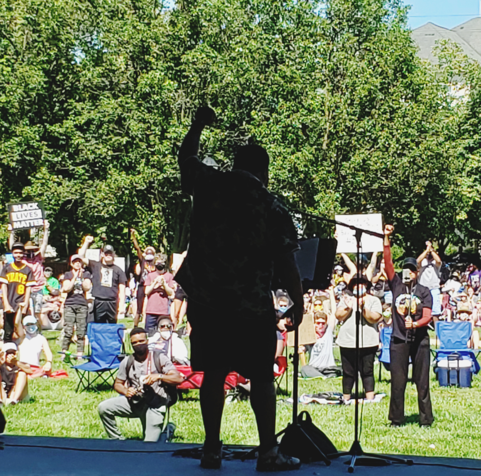 A successful, peaceful protest today r/indianapolis