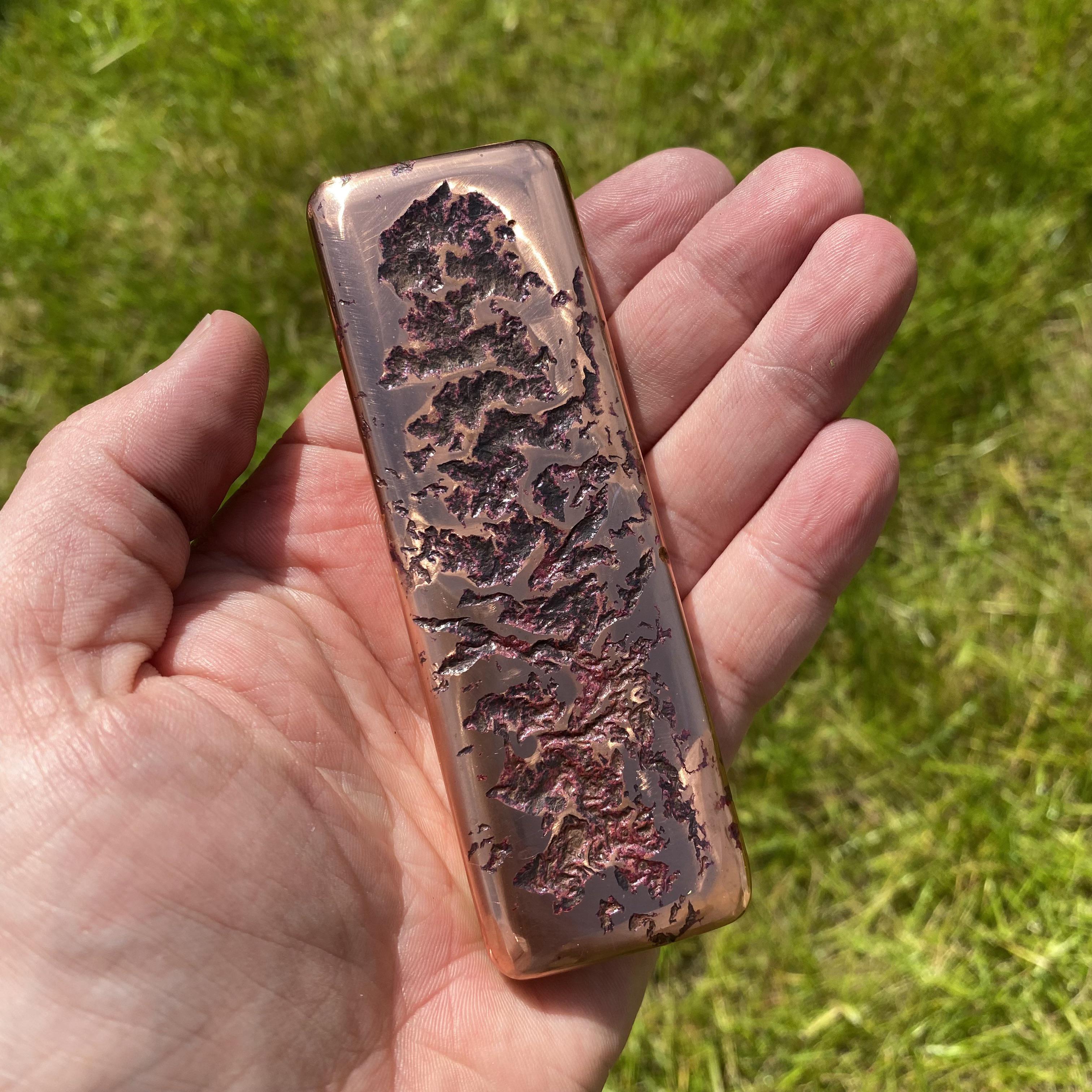 Thought you guys might wanna see a photo of native copper from my