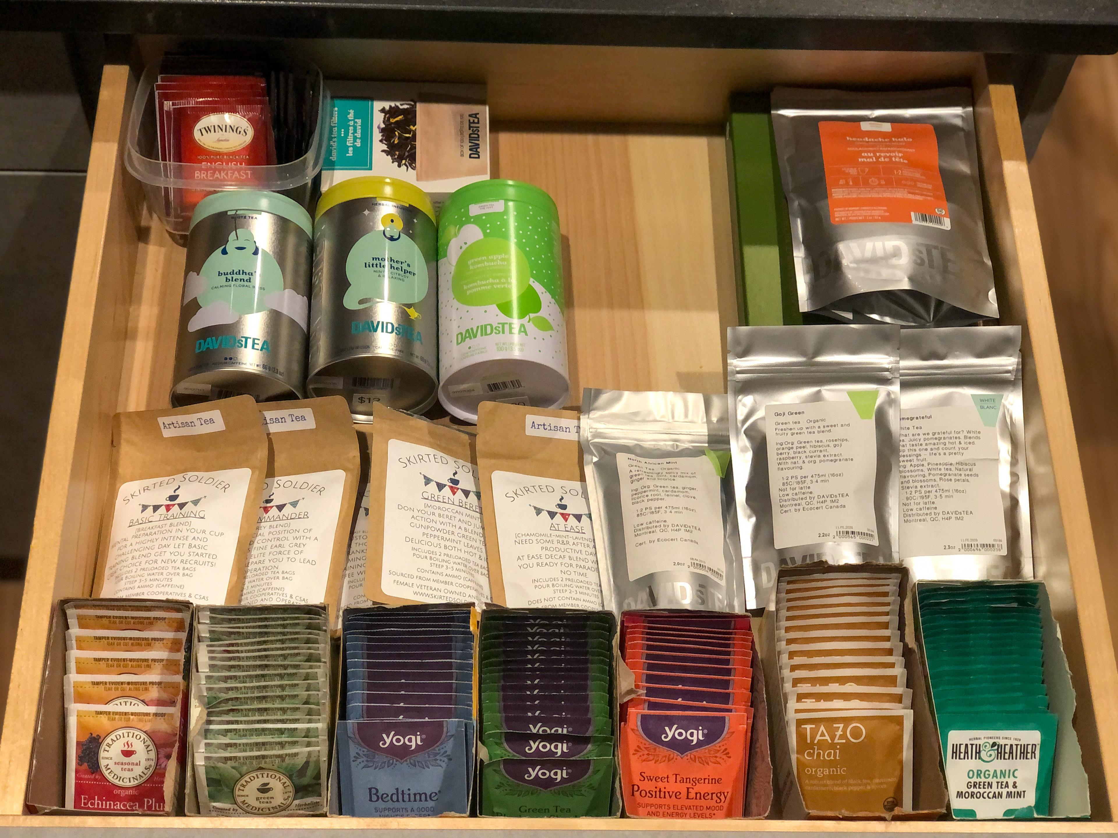 My tea collection finally warranted its own drawer! r/tea