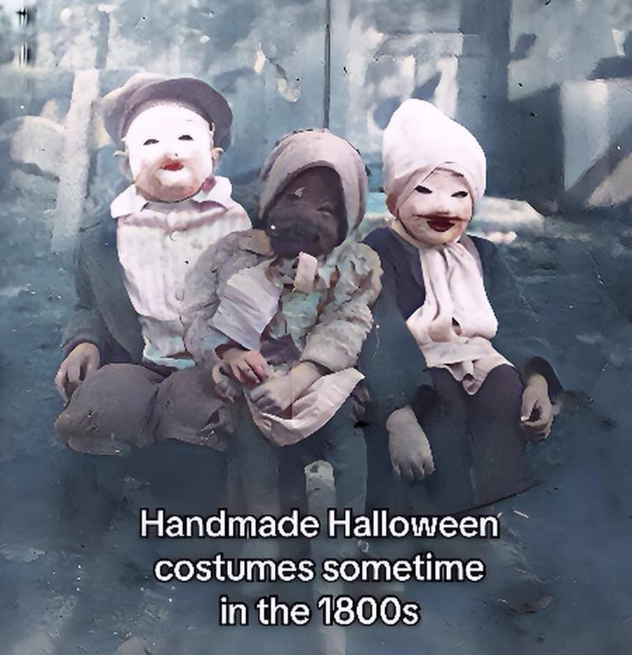 Handmade Halloween Costumes, 1800’s r/TheWayWeWere
