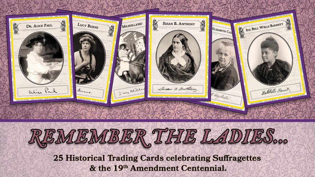 Suffragists History trading cards project AmericanHistory