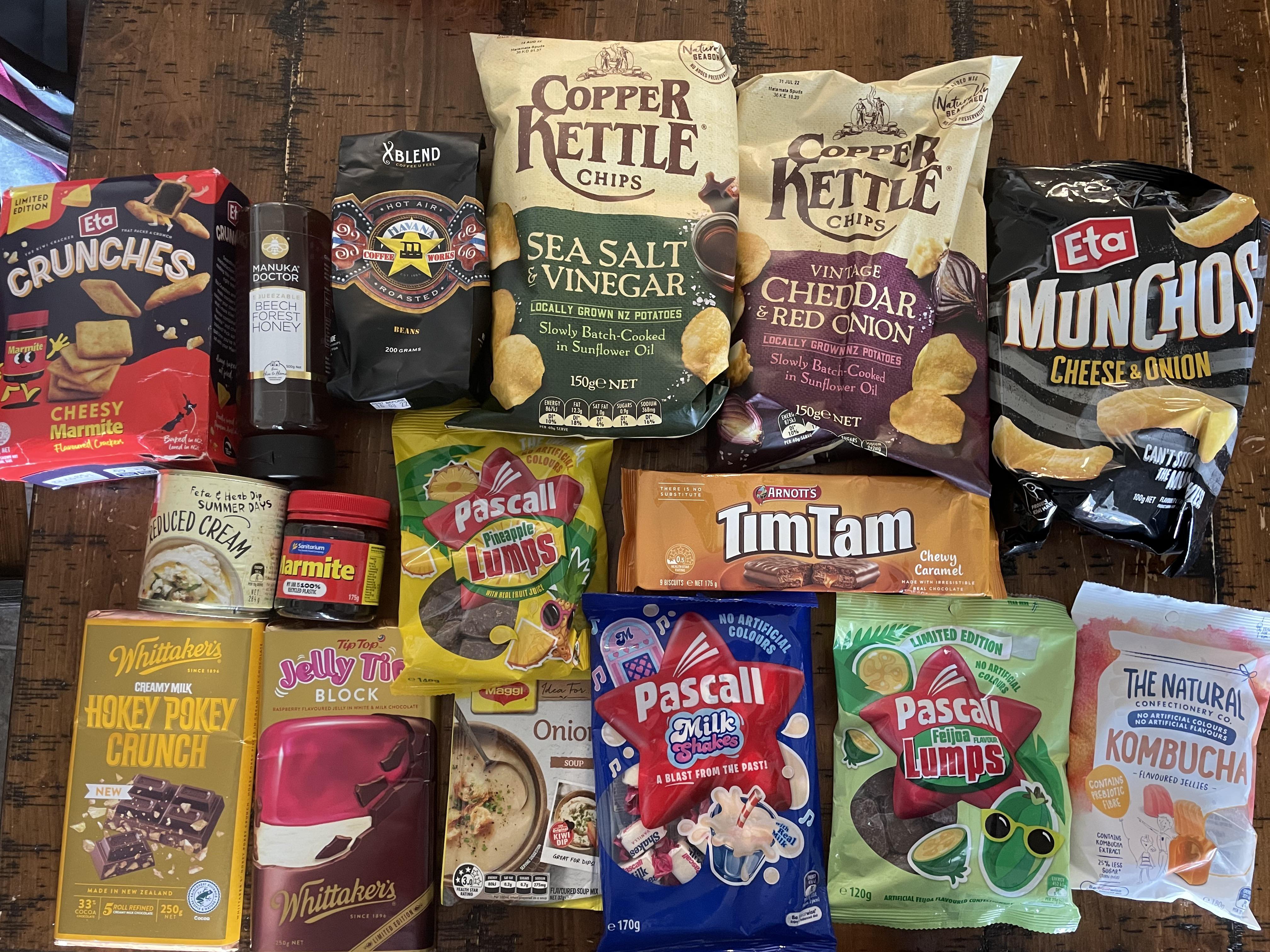 [Thanks] Shout out to u/teffa for the New Zealand snacks! r/snackexchange