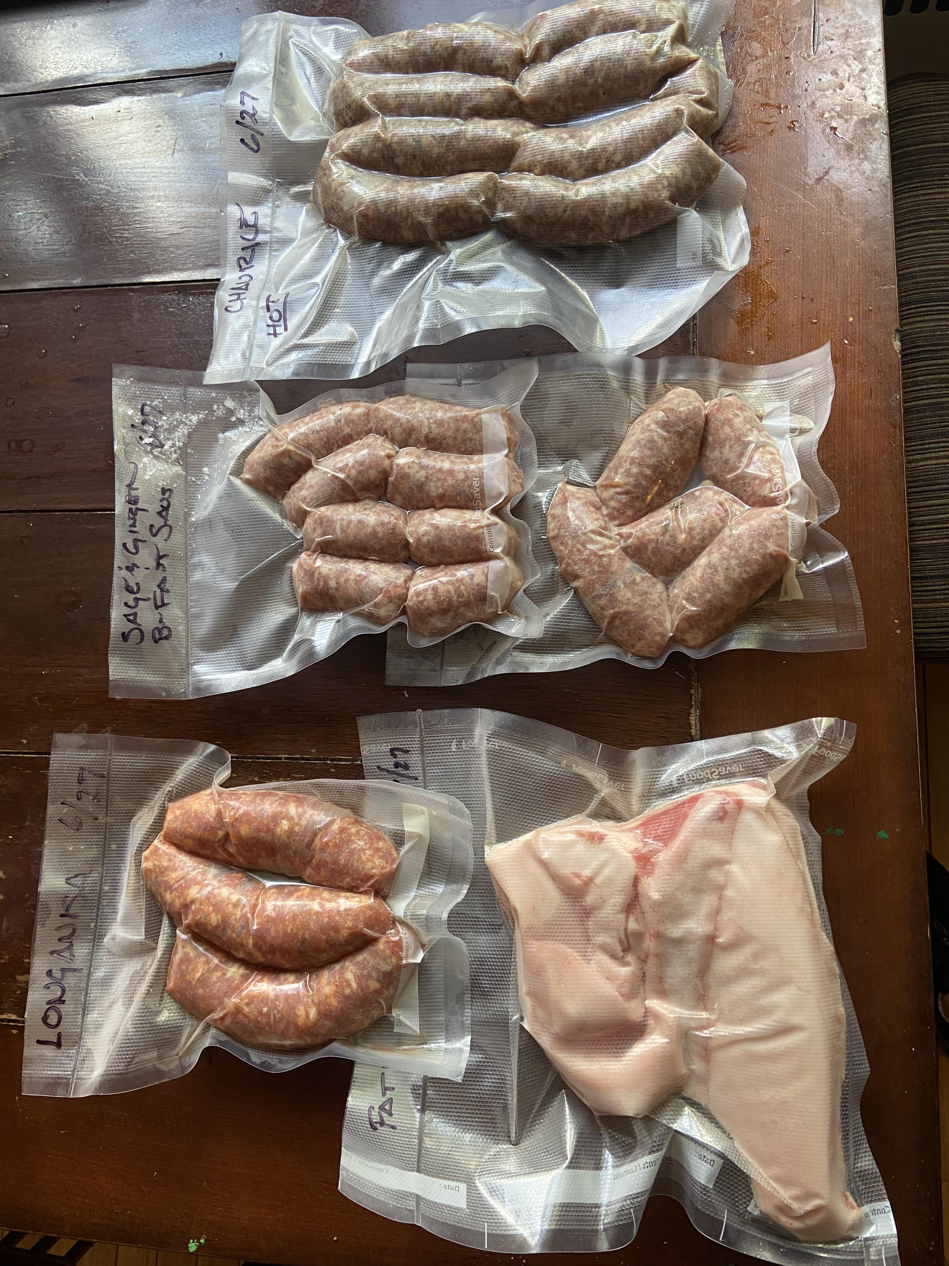 My first sausages! r/sausagetalk