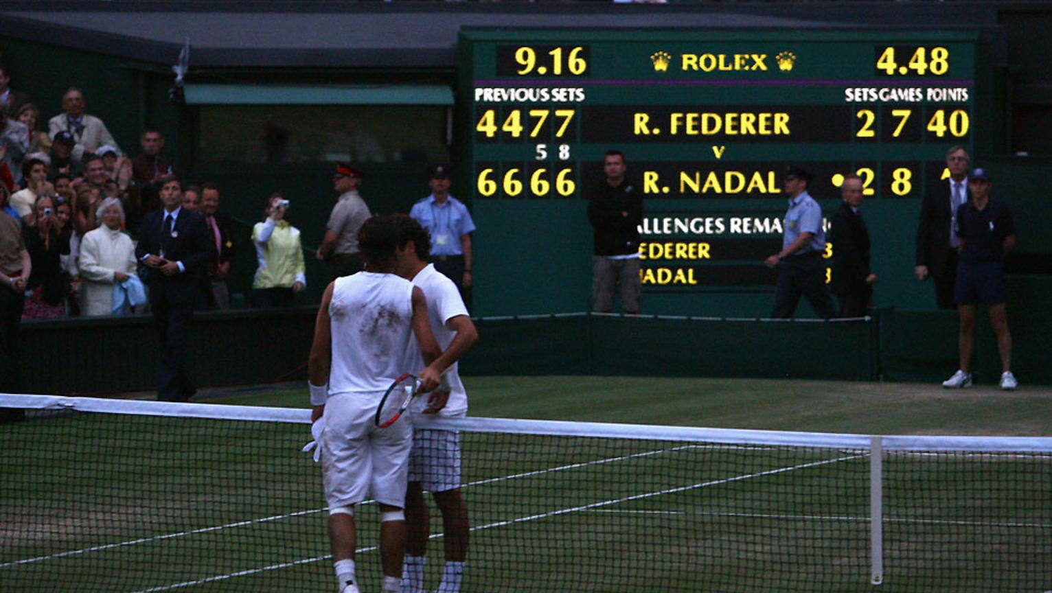 10 years ago, on this day. The greatest match in tennis was played. r