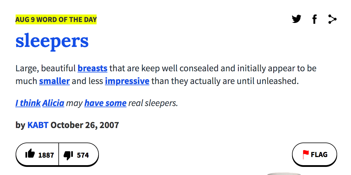 I found this on urban dictionary and thought it would make sense here