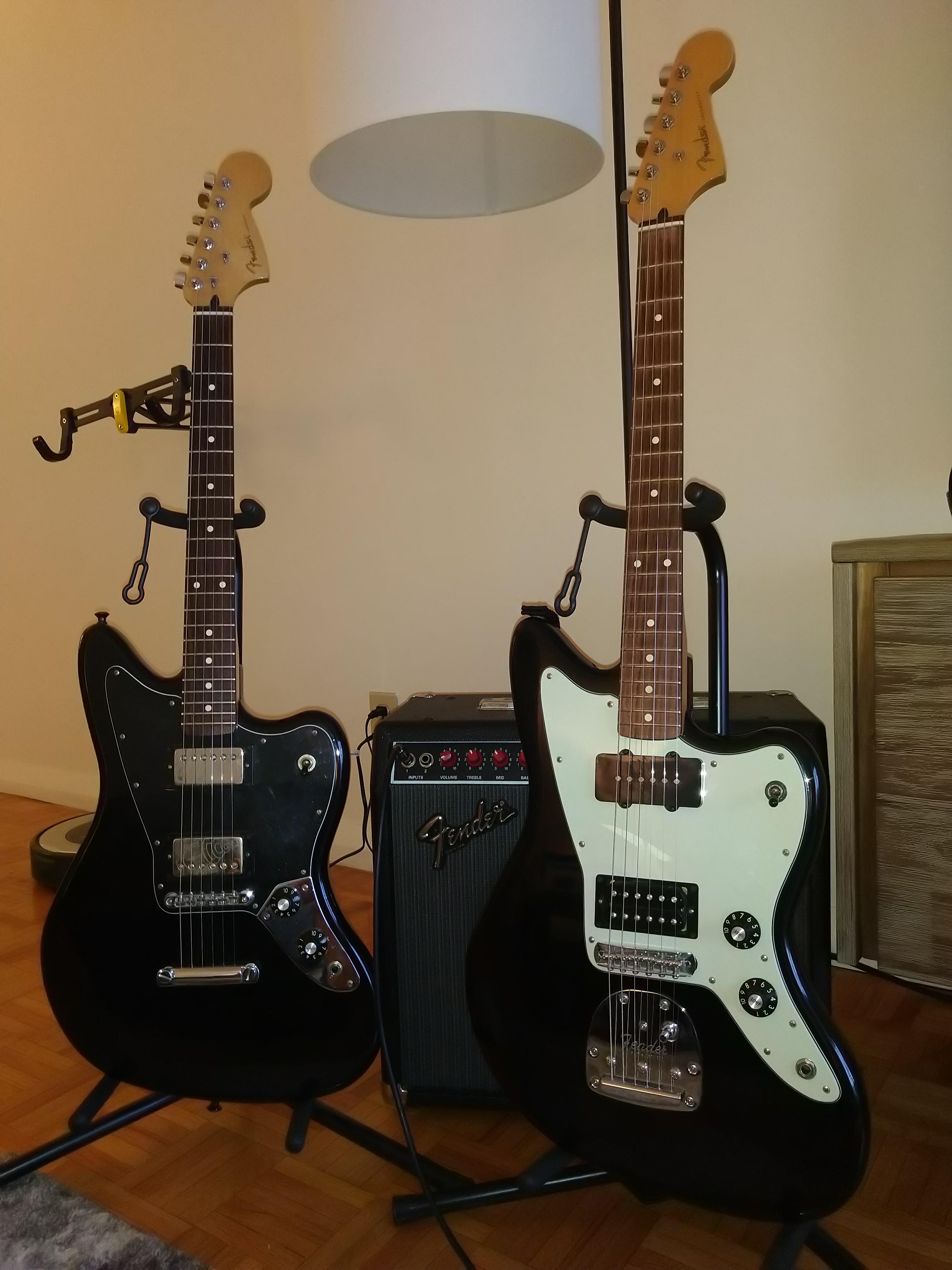 Fender Blacktop Offsets, 2010 Jaguar and 2011 Jazzmaster r/offset