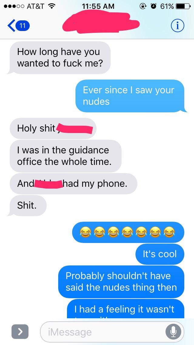 Friend didn't mean to leave her phone with someone known for catfishing
